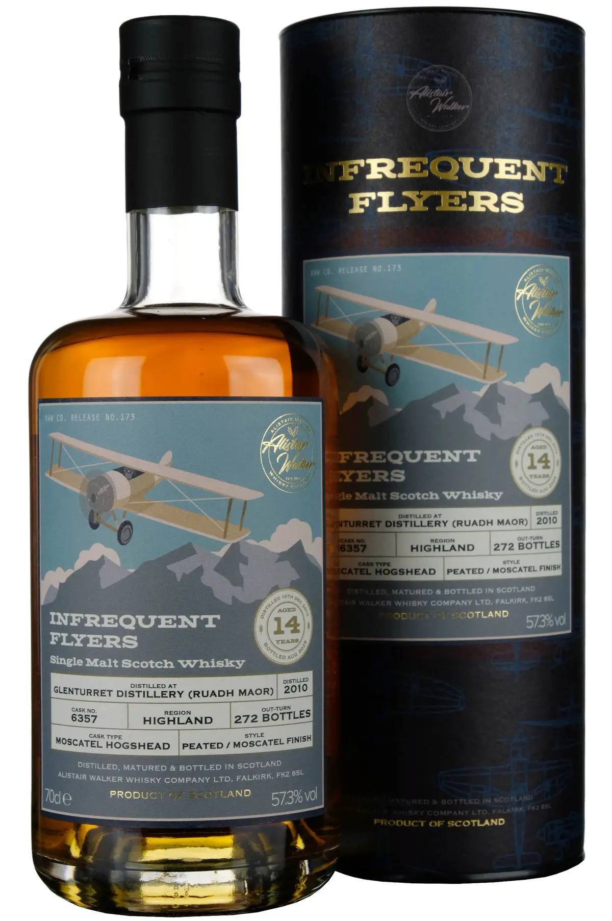 Glenturret (Ruadh Maor) 2010-2025 | 14 Year Old Infrequent Flyers Single Cask 6357 1