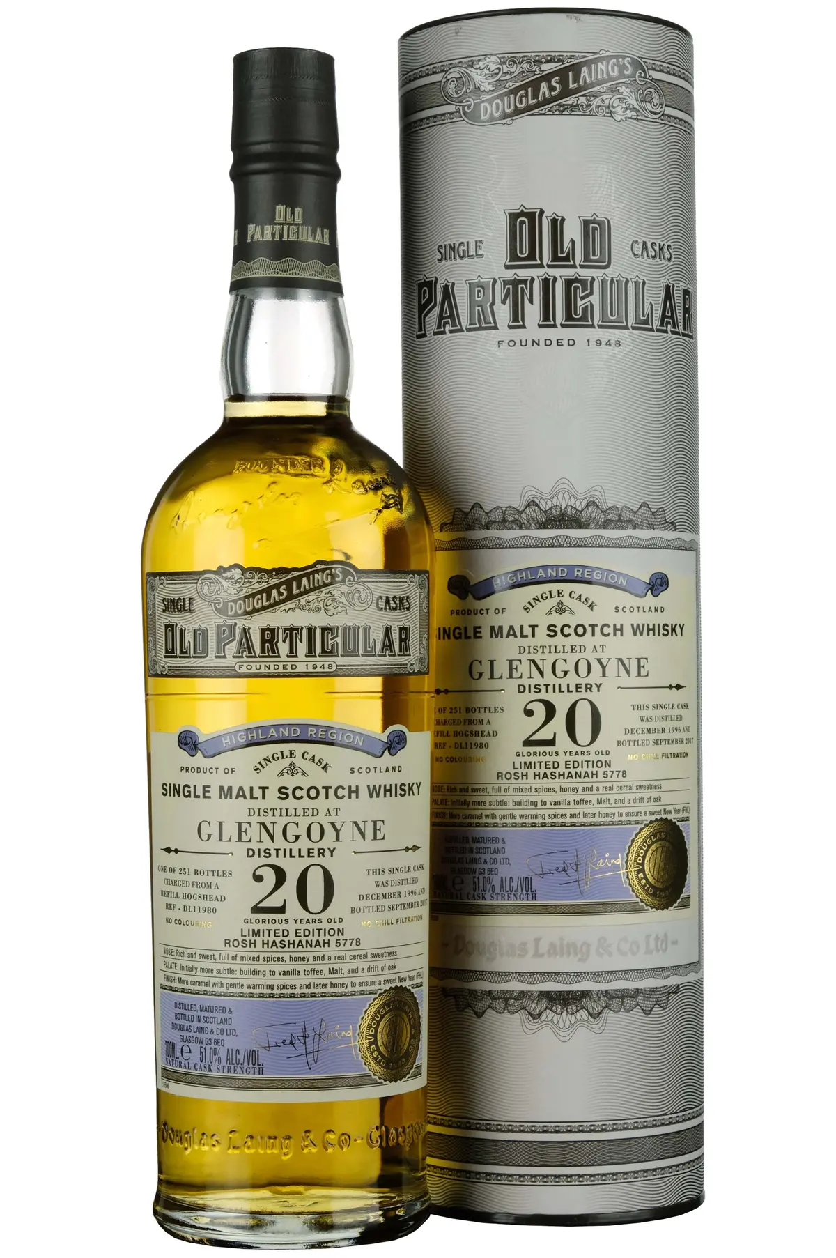 Glengoyne 1996-2017 | 20 Year Old Douglas Laing Old Particular Single Cask Dl11980 1