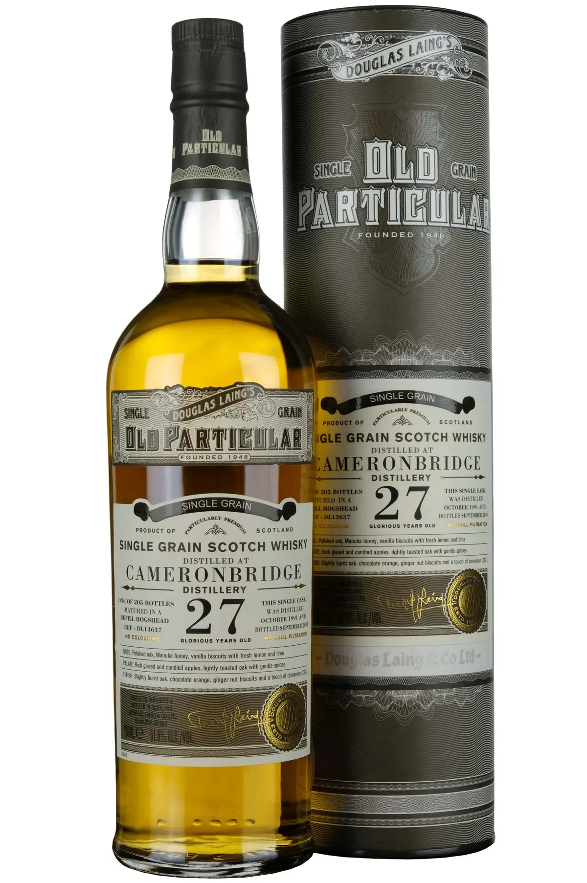 Cameronbridge 1991-2019 | 27 Year Old Douglas Laing Old Particular Single Cask Dl13637 1