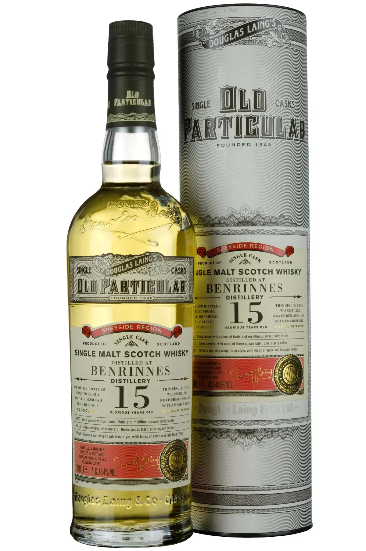 Benrinnes 2004-2020 | 15 Year Old Douglas Laing Old Particular Single Cask Dl13911 1