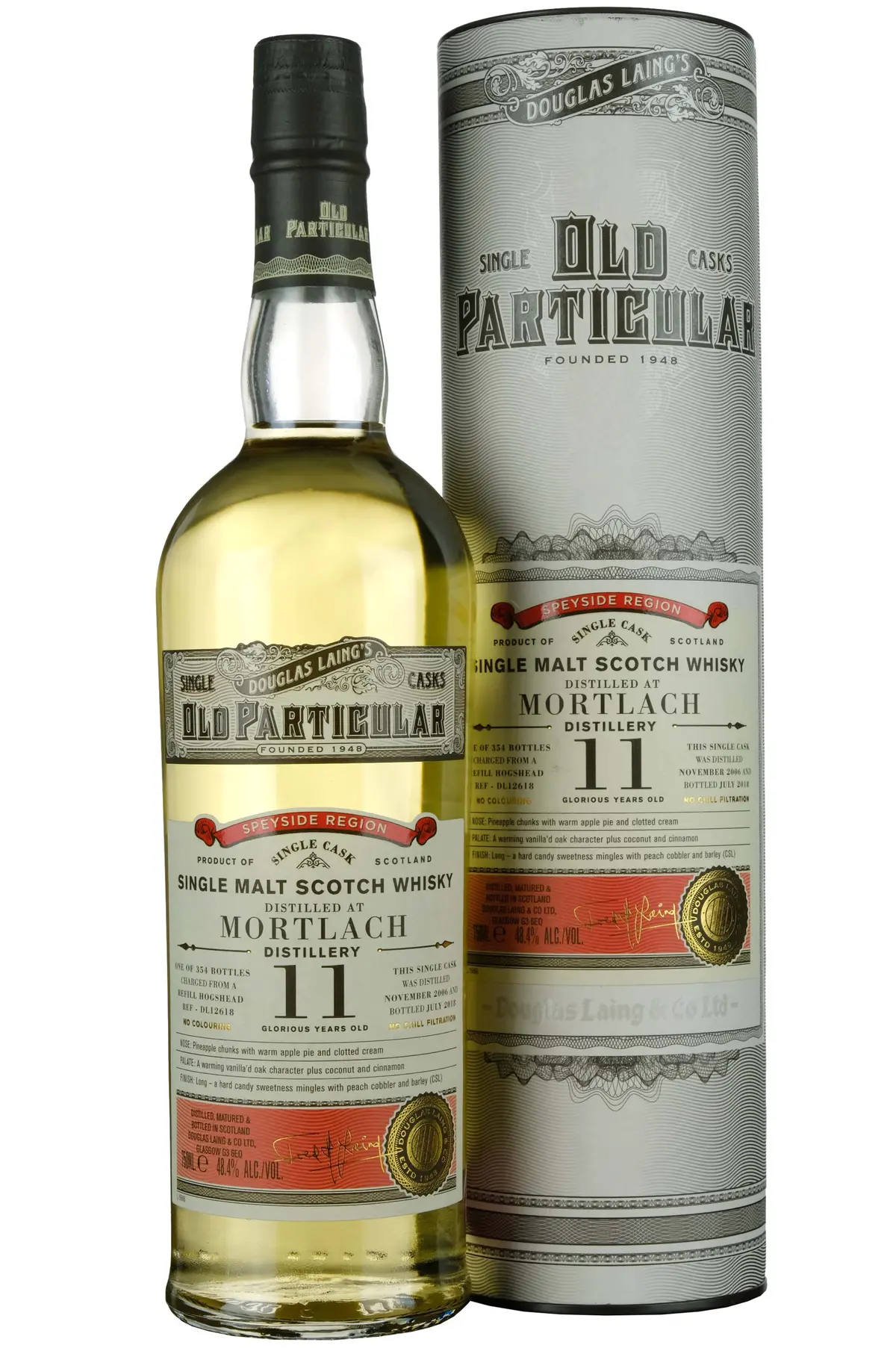 Mortlach 2006-2018 | 11 Year Old Douglas Laing Old Particular Single Cask Dl12618 1