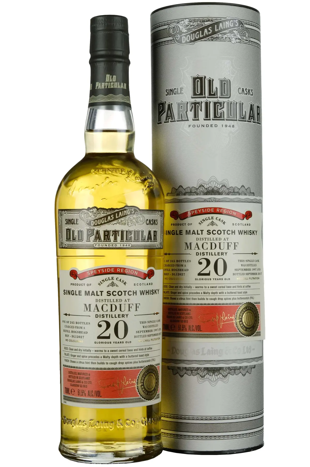 Macduff 1997-2017 | 20 Year Old Douglas Laing Old Particular Single Cask Dl12027 1