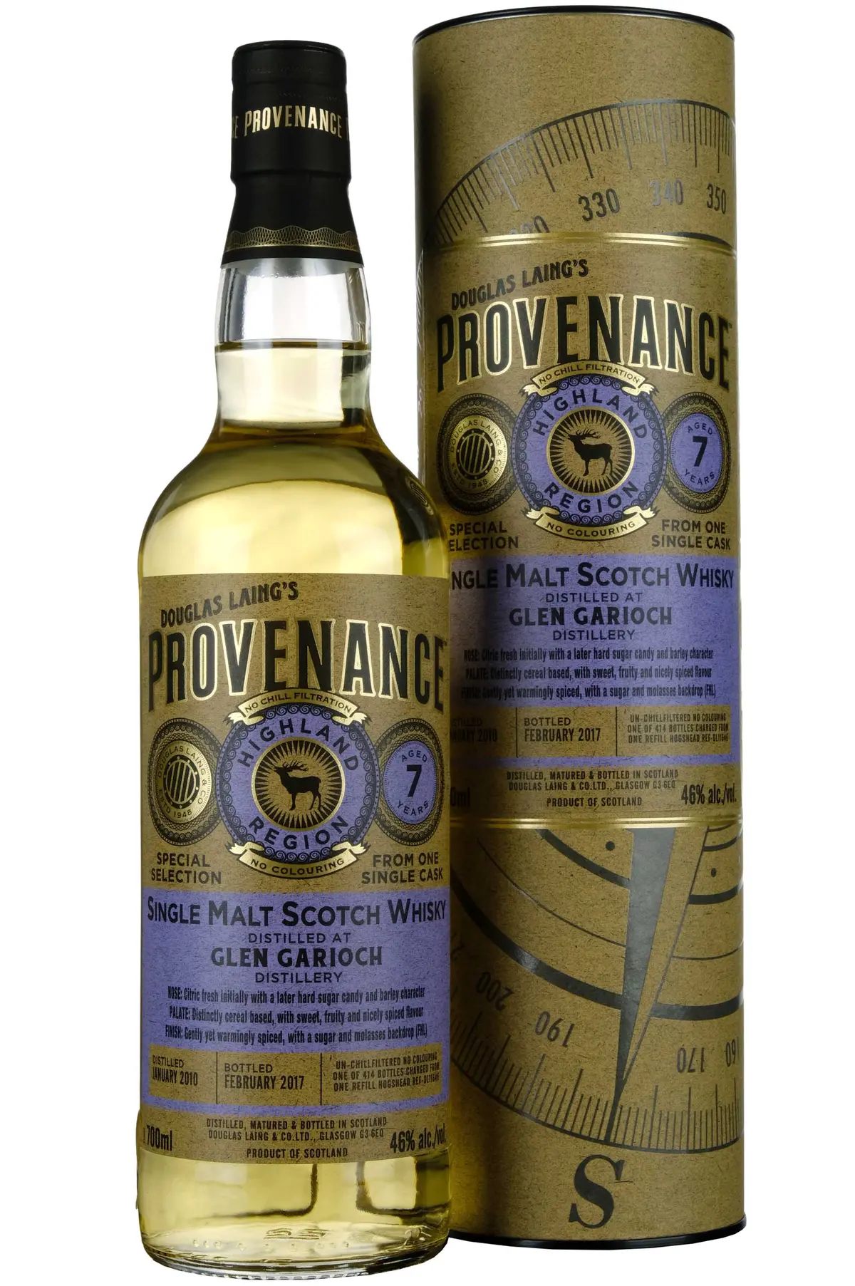Glen Garioch 2010-2017 | 7 Year Old Douglas Laing Provenance Single Cask Dl11646 1