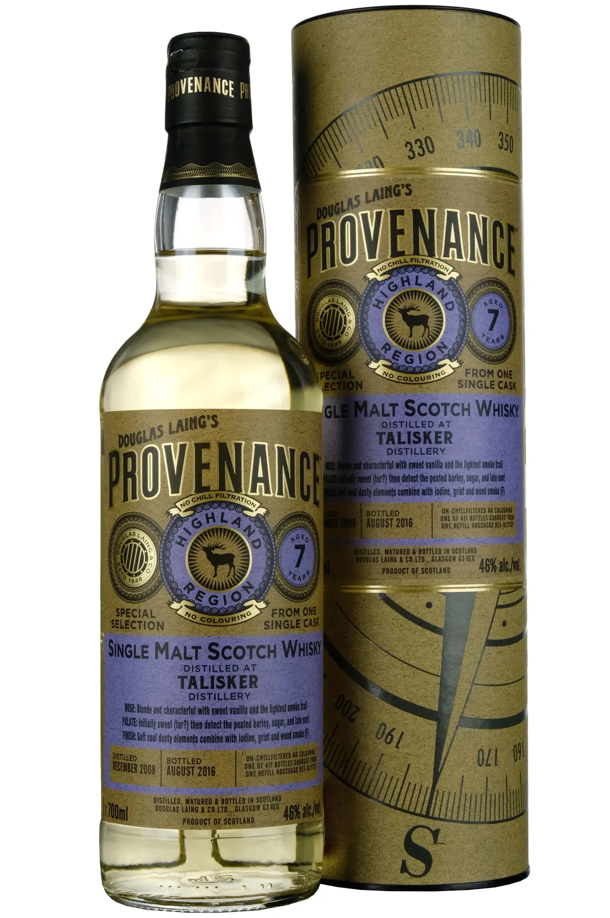 Talisker 2008-2016 | 7 Year Old Douglas Laing Provenance Single Cask Dl11371 1