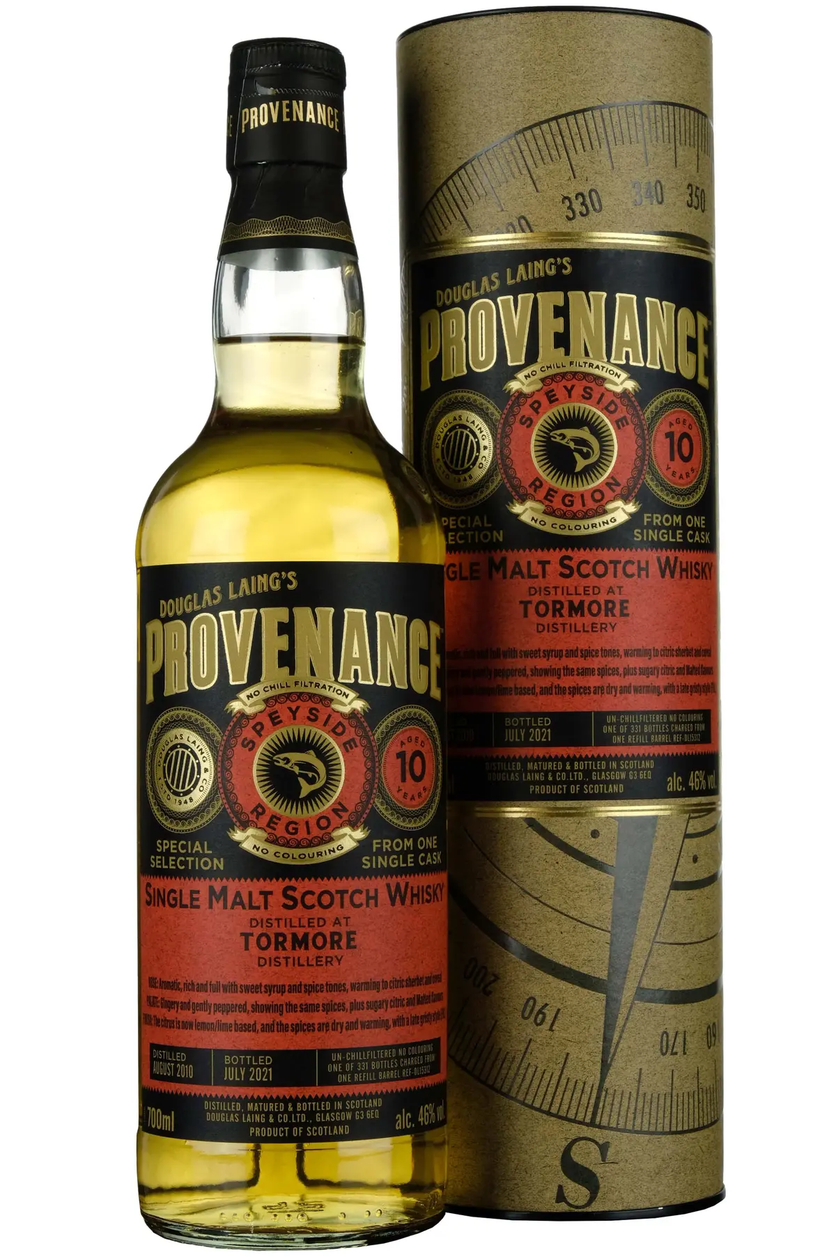 Tormore 2010-2021 | 10 Year Old Douglas Laing Provenance Single Cask Dl15312 1