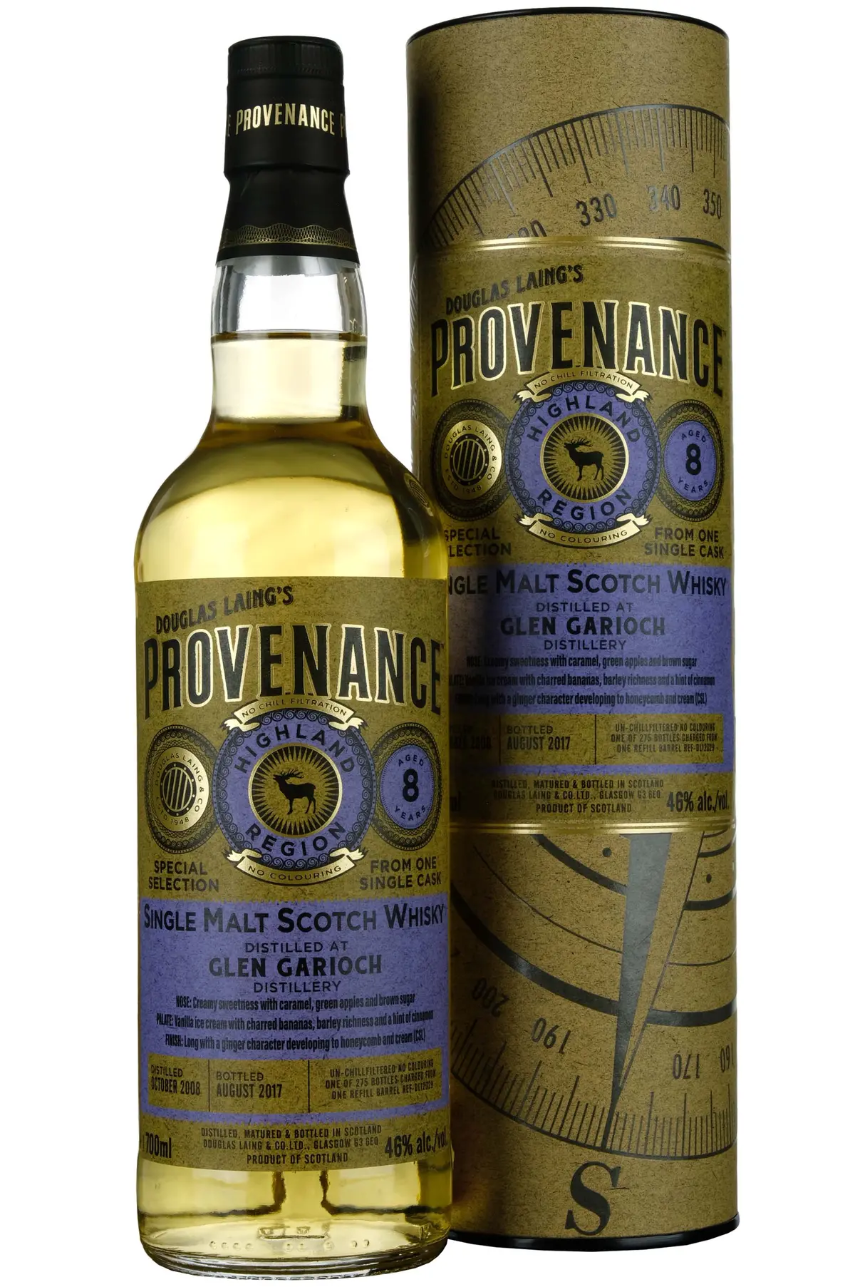 Glen Garioch 2008-2017 | 8 Year Old Douglas Laing Provenance Single Cask Dl12029 1