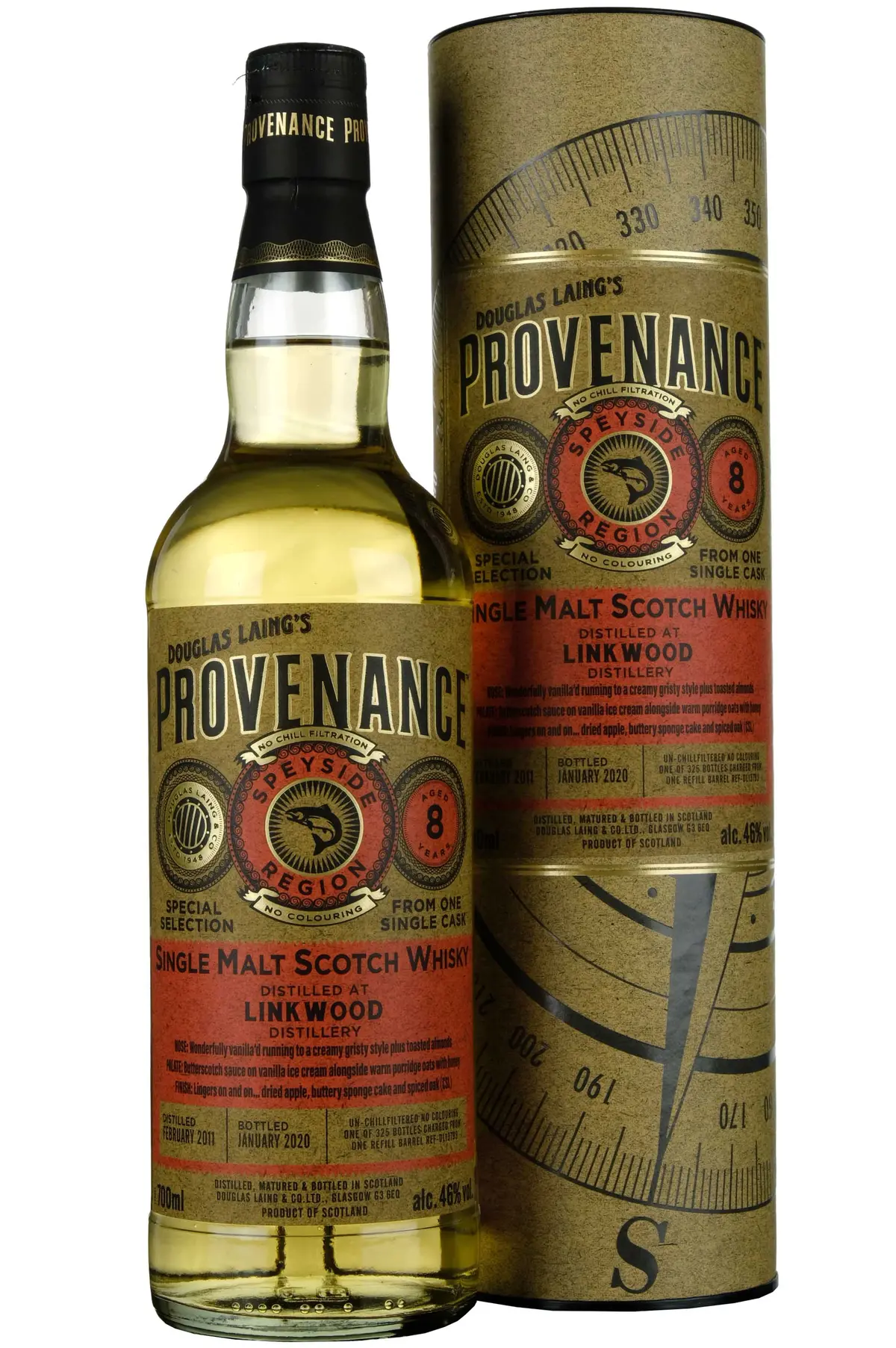 Linkwood 2011-2020 | 8 Year Old Douglas Laing Provenance Single Cask Dl13793 1