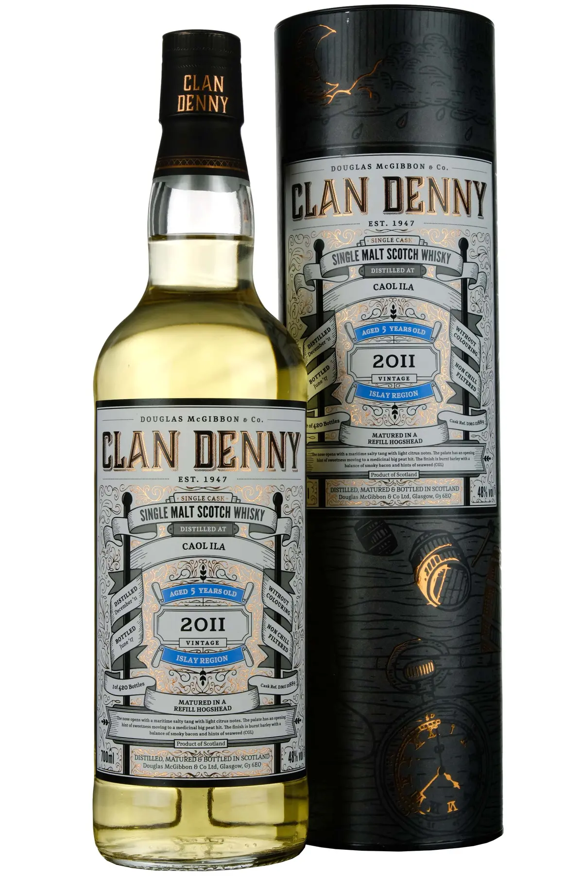 Caol Ila 2011-2017 | 5 Year Old Douglas Laing Clan Denny Single Cask Dmg11889 1