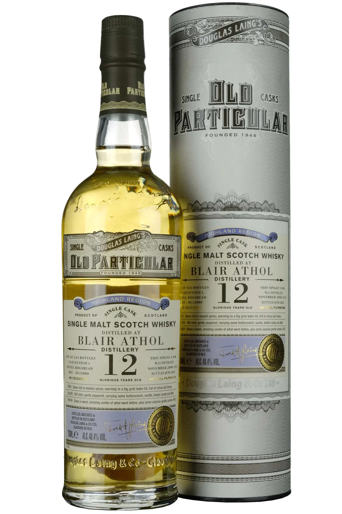 Blair Athol 2008-2021 | 12 Year Old Douglas Laing Old Particular Single Cask Dl15080 1