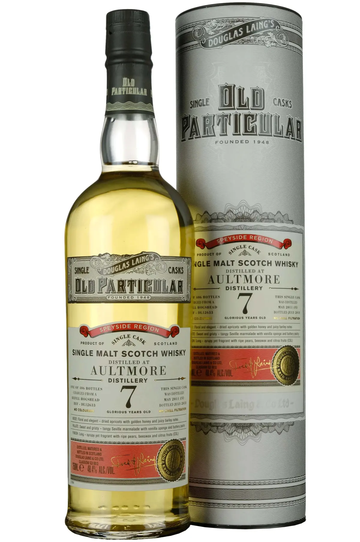 Aultmore 2011-2018 | 7 Year Old Douglas Laing Old Particular Single Cask Dl12633 1
