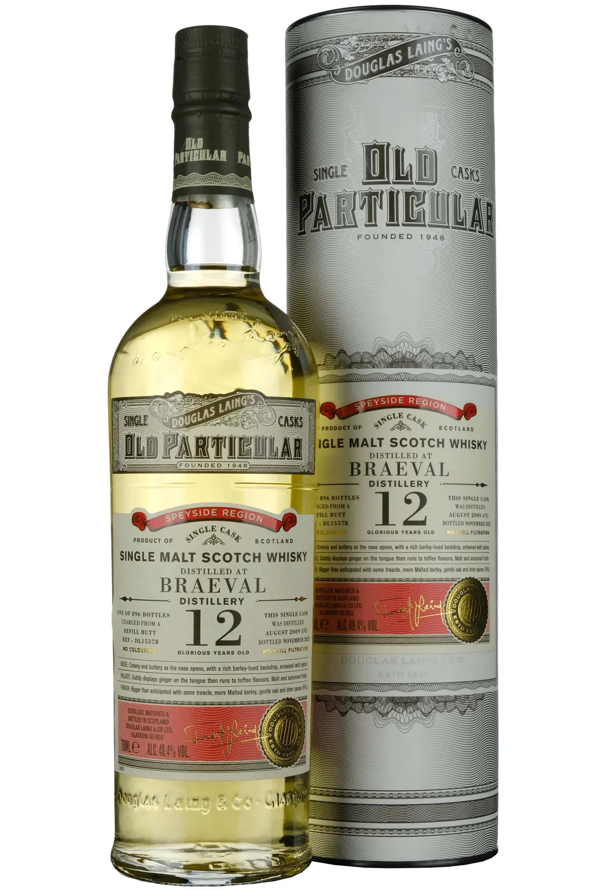 Braeval 2009-2021 | 12 Year Old Douglas Laing Old Particular Single Cask Dl15378 1
