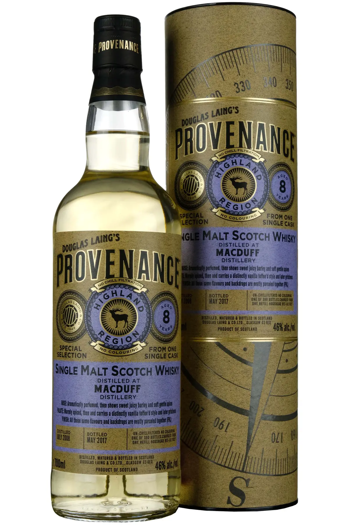 Macduff 2008-2017 | 8 Year Old Douglas Laing Provenance Single Cask Dl11827 1