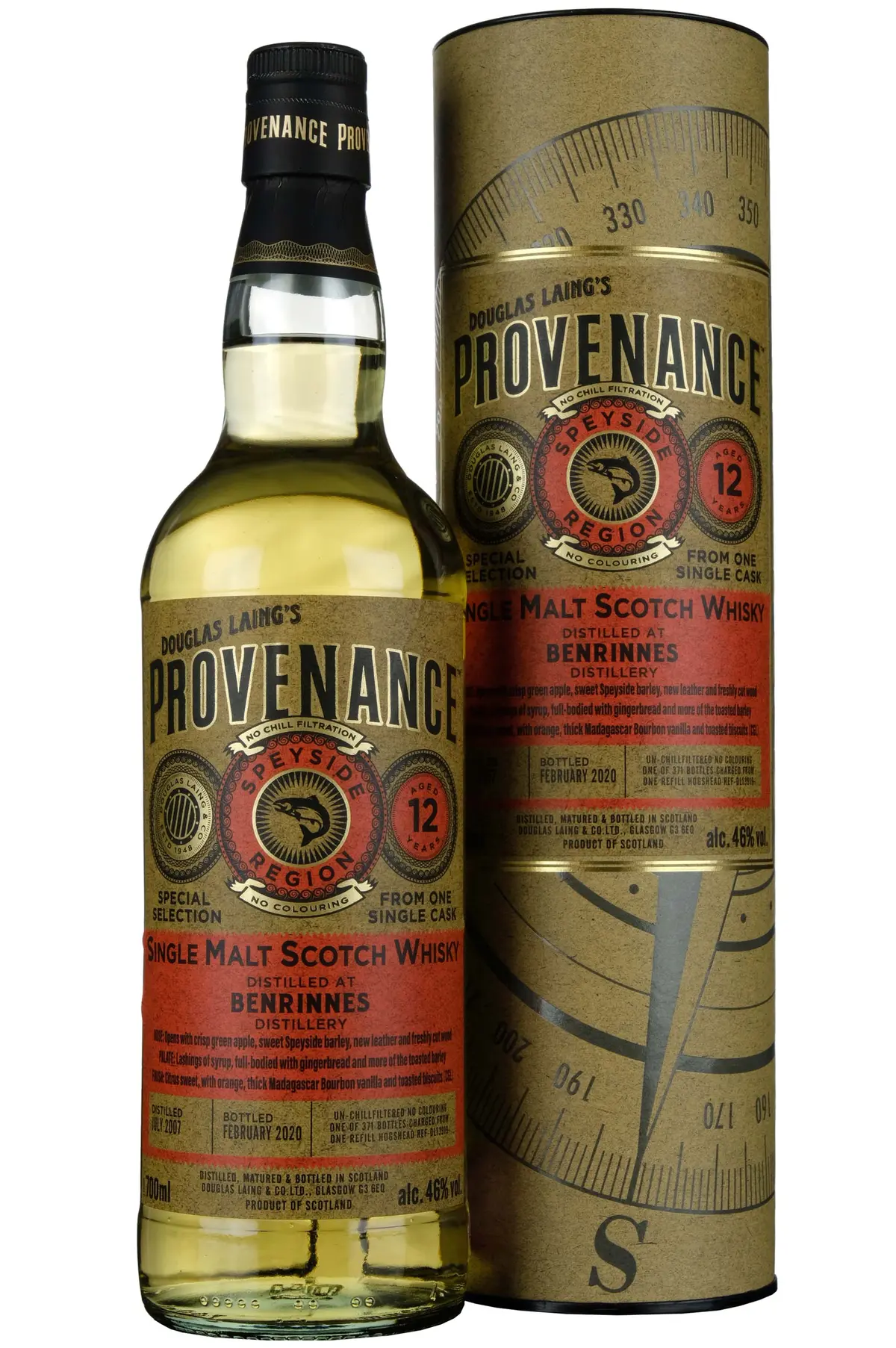 Benrinnes 2007-2020 | 12 Year Old Douglas Laing Provenance Single Cask Dl13919 1