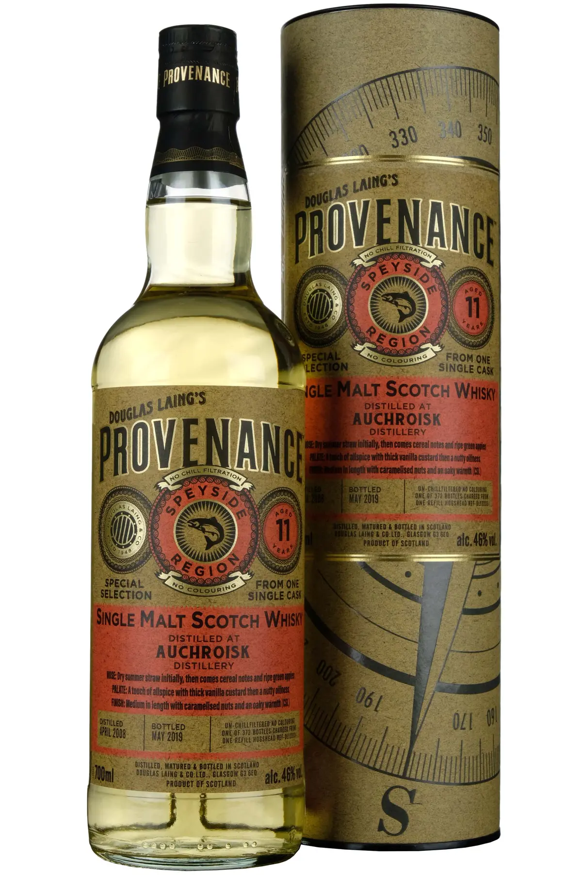 Auchroisk 2008-2019 | 11 Year Old Douglas Laing Provenance Single Cask Dl13333 1