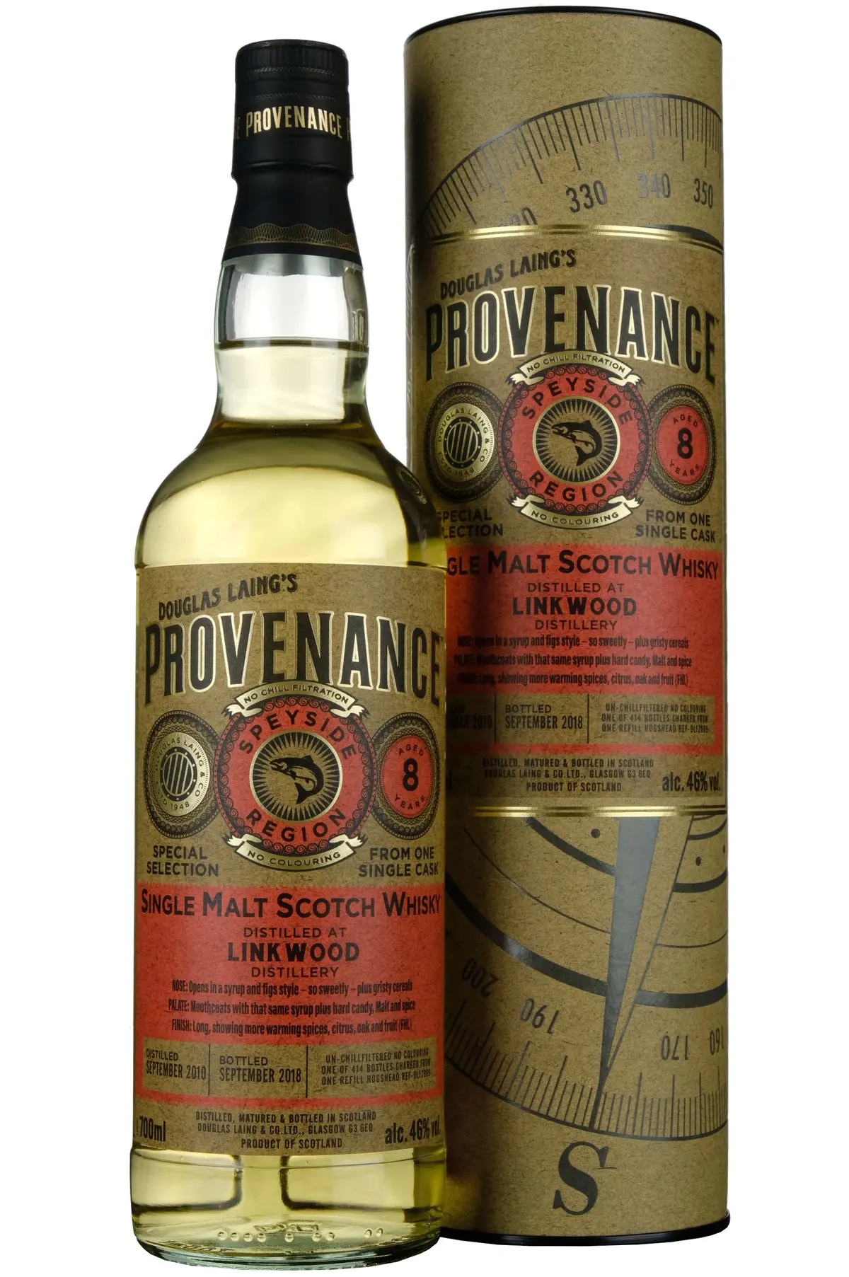 Linkwood 2010-2018 | 8 Year Old Douglas Laing Provenance Single Cask Dl12809 1