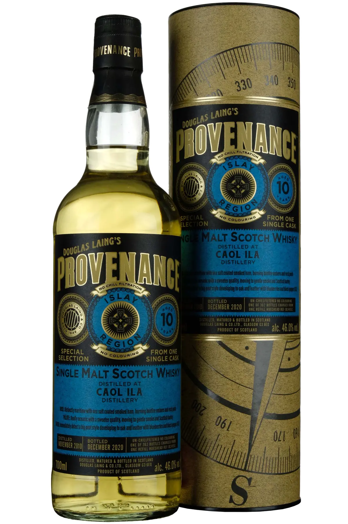 Caol Ila 2010-2020 | 10 Year Old Douglas Laing Provenance Single Cask Dl14552 1