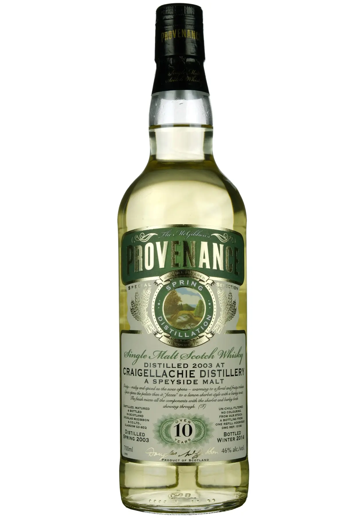 Craigellachie 2003-2014 | 10 Year Old Douglas Laing Provenance Single Cask 10180 1