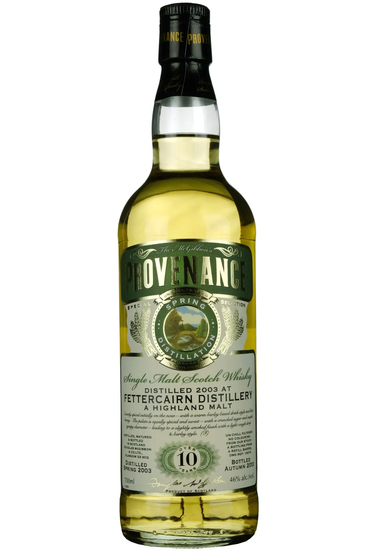 Fettercairn 2003-2013 | 10 Year Old Douglas Laing Provenance Single Cask 10074 1