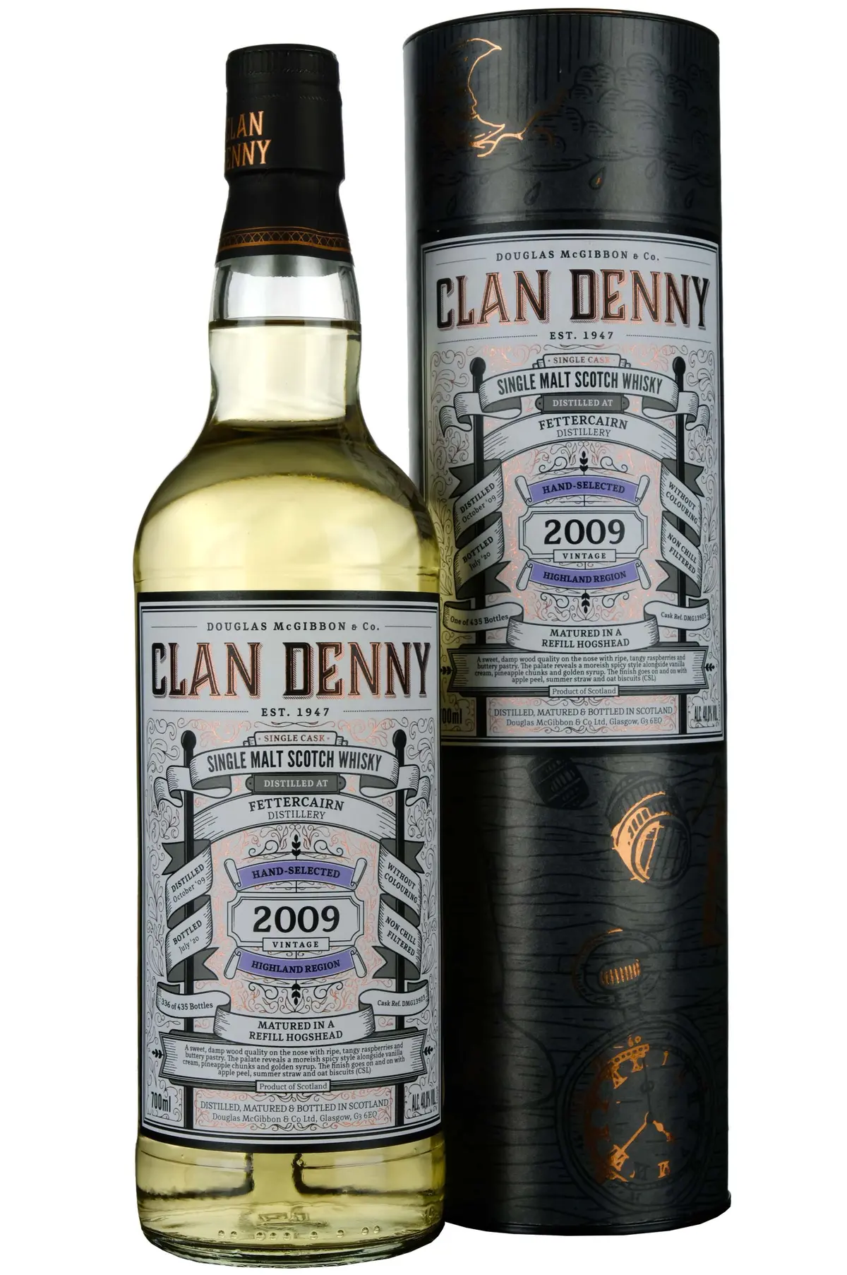 Fettercairn 2009-2020 | 10 Year Old Douglas Laing Clan Denny Single Cask Dmg13923 1