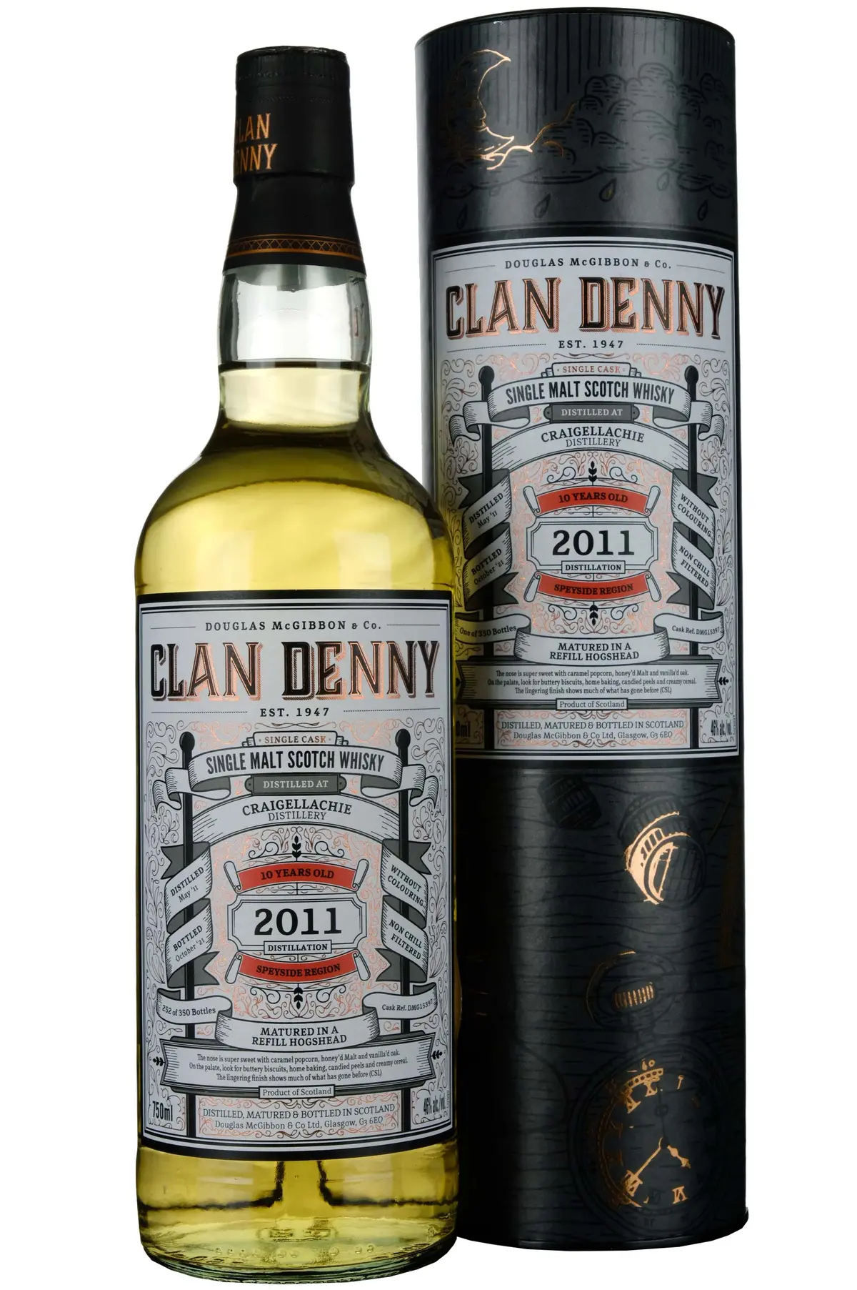 Craigellachie 2011-2021 | 10 Year Old Douglas Laing Clan Denny Single Cask Dmg15397 1