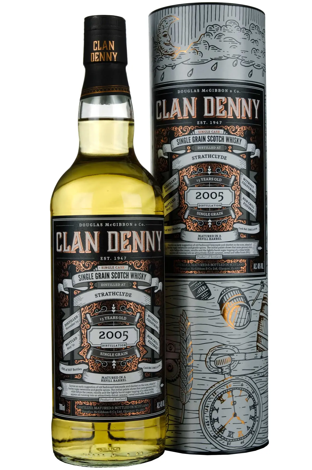 Strathclyde 2005-2021 | 15 Year Old Douglas Laing Clan Denny Single Cask Dmg14978 1