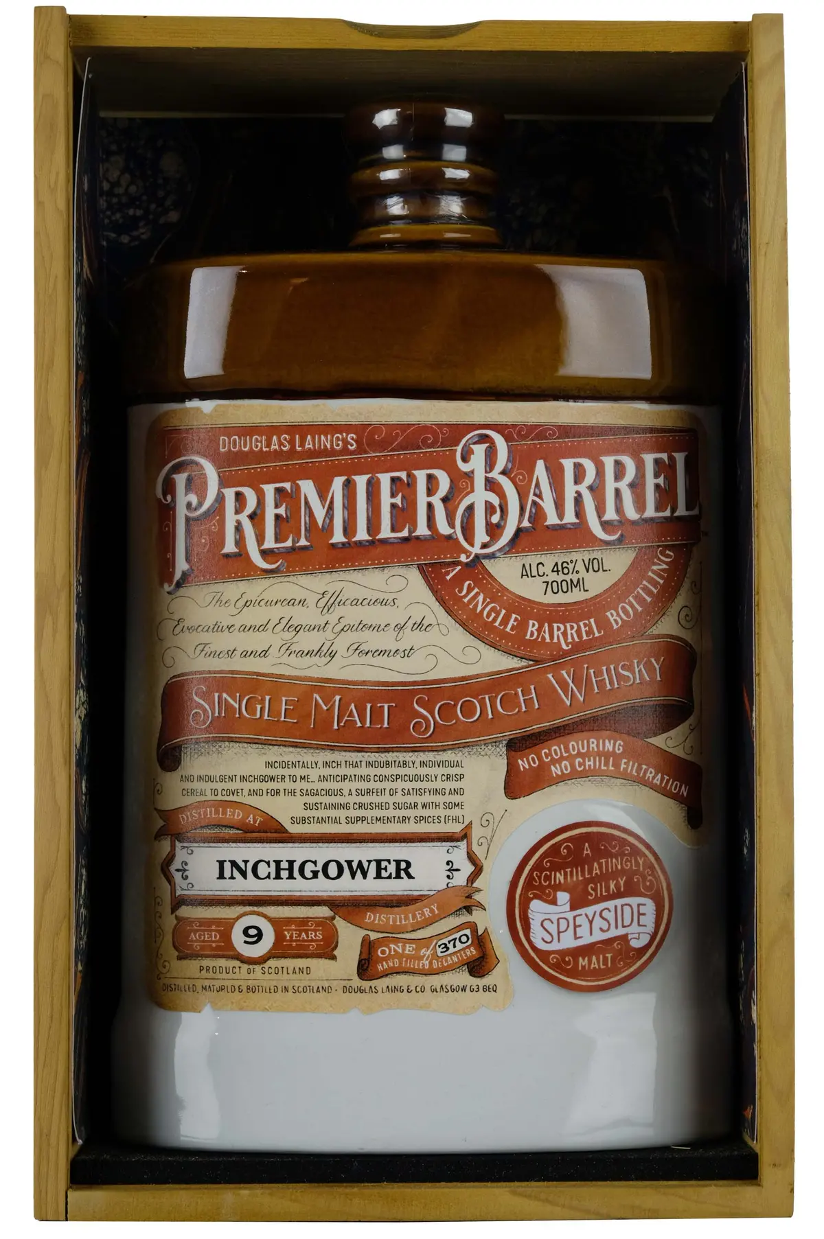 Inchgower 2009 | 9 Year Old Douglas Laing Premier Barrel Single Cask 1