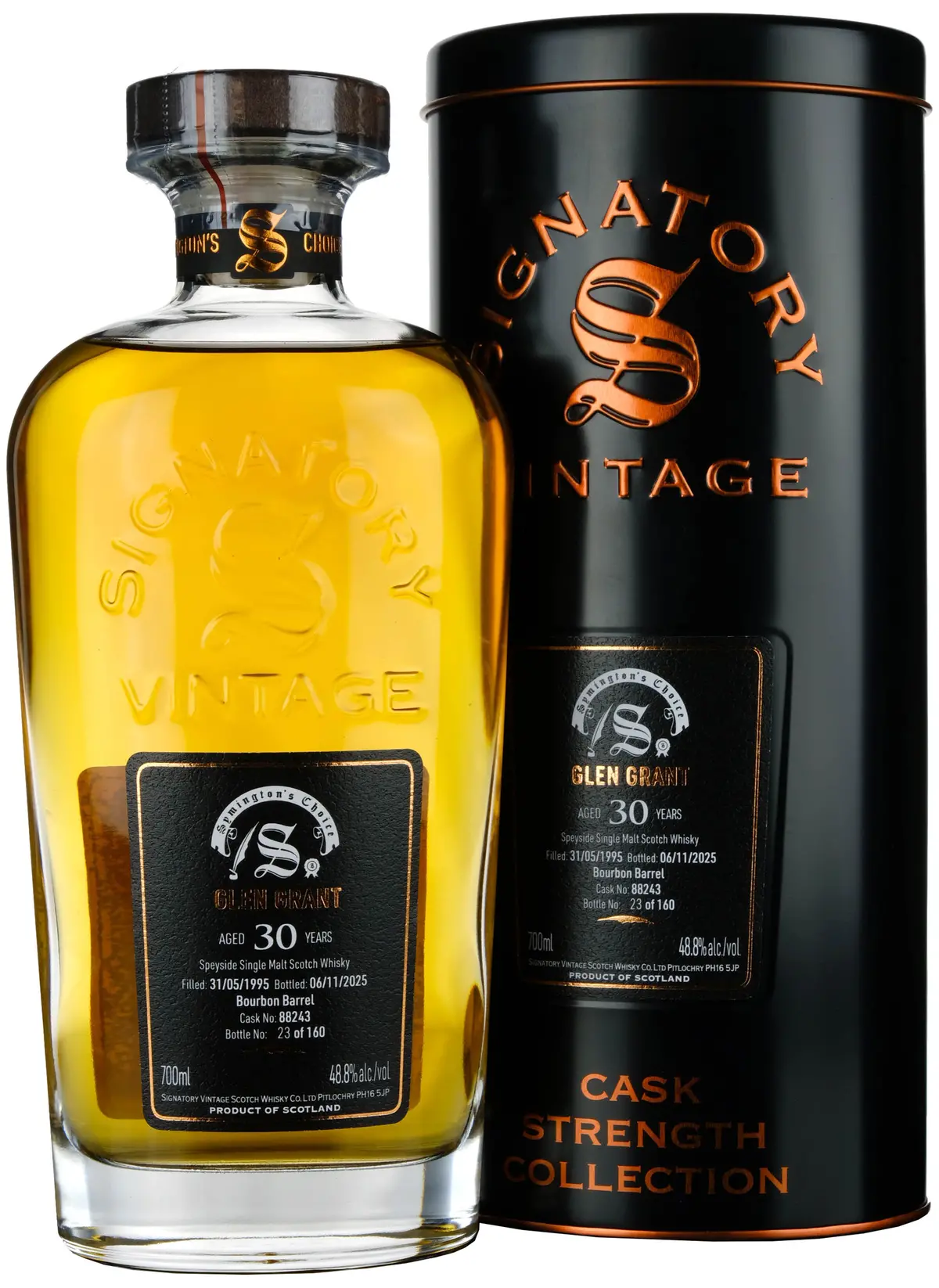 Glen Grant 1995-2025 | 30 Year Old Signatory Vintage Symington's Choice Single Cask 88243 1