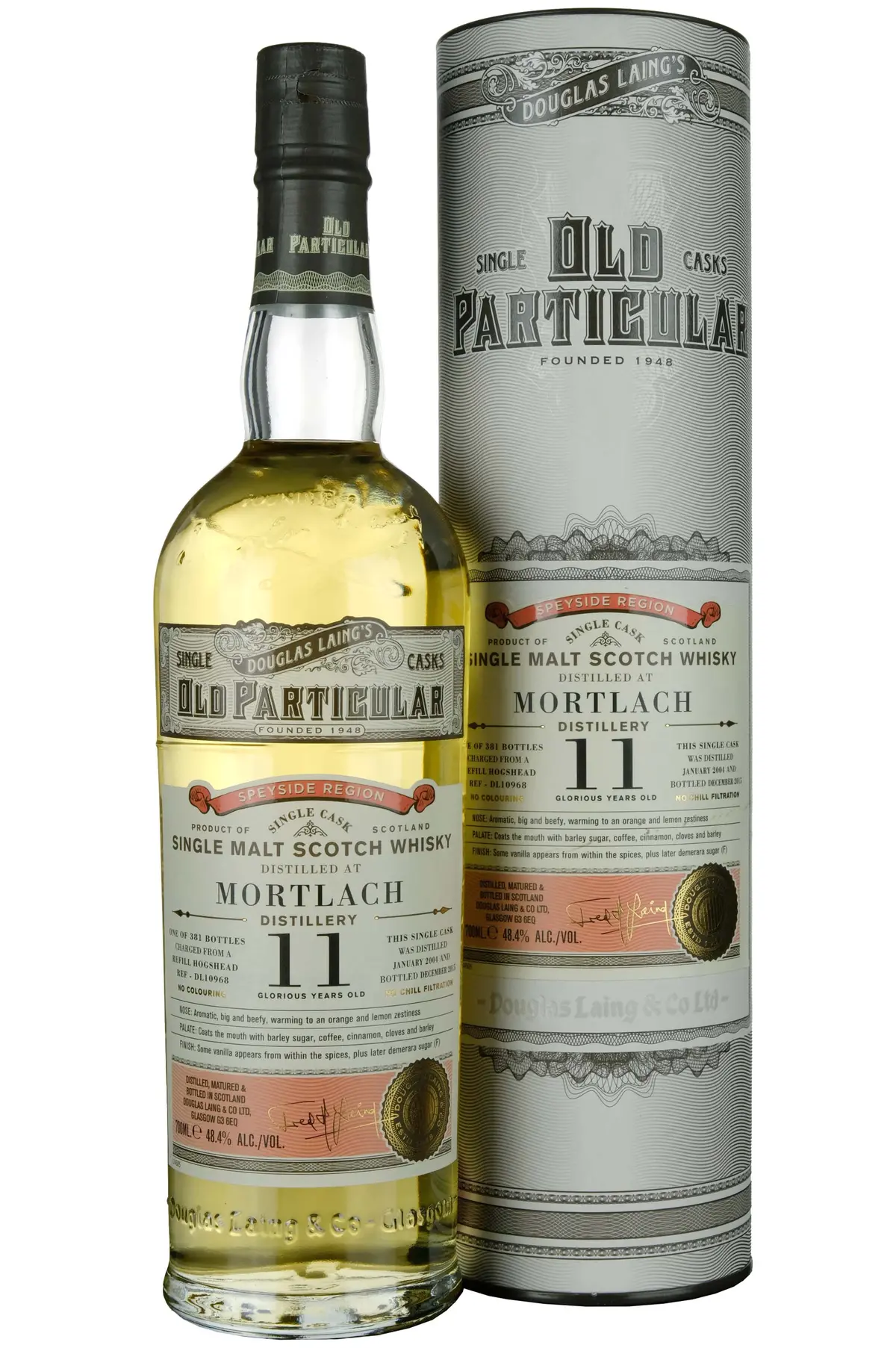 Mortlach 2004-2015 | 11 Year Old Douglas Laing Old Particular Single Cask Dl10968 1
