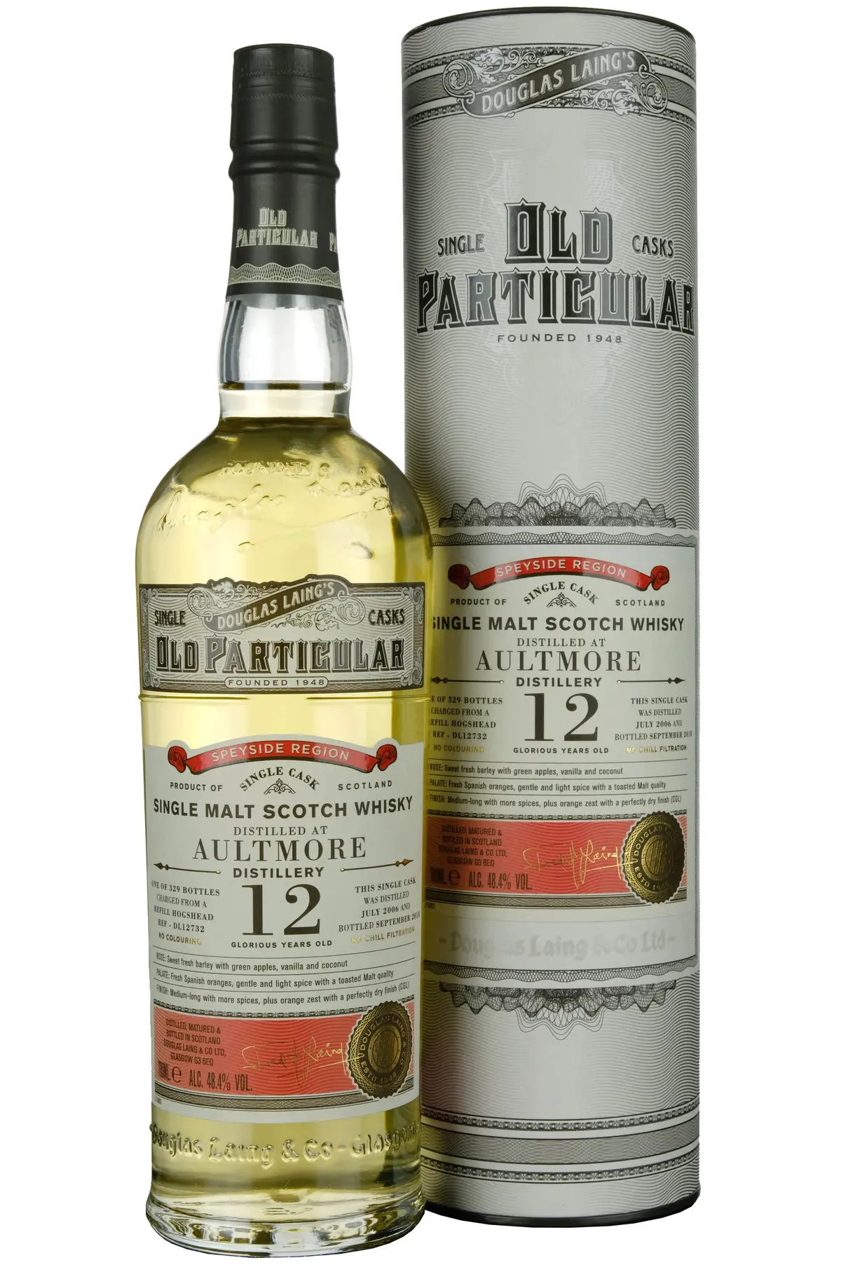 Aultmore 2006-2018 | 12 Year Old Douglas Laing Old Particular Single Cask Dl12732 1