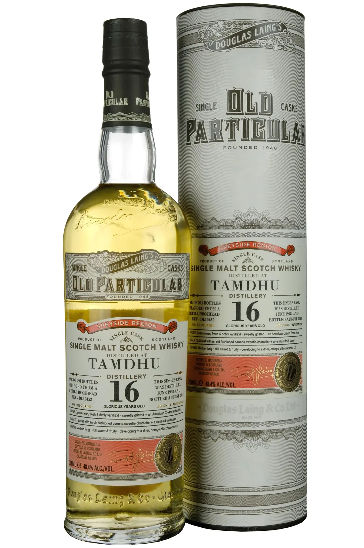 Tamdhu 1998-2014 | 16 Year Old Douglas Laing Old Particular Single Cask Dl10452 1