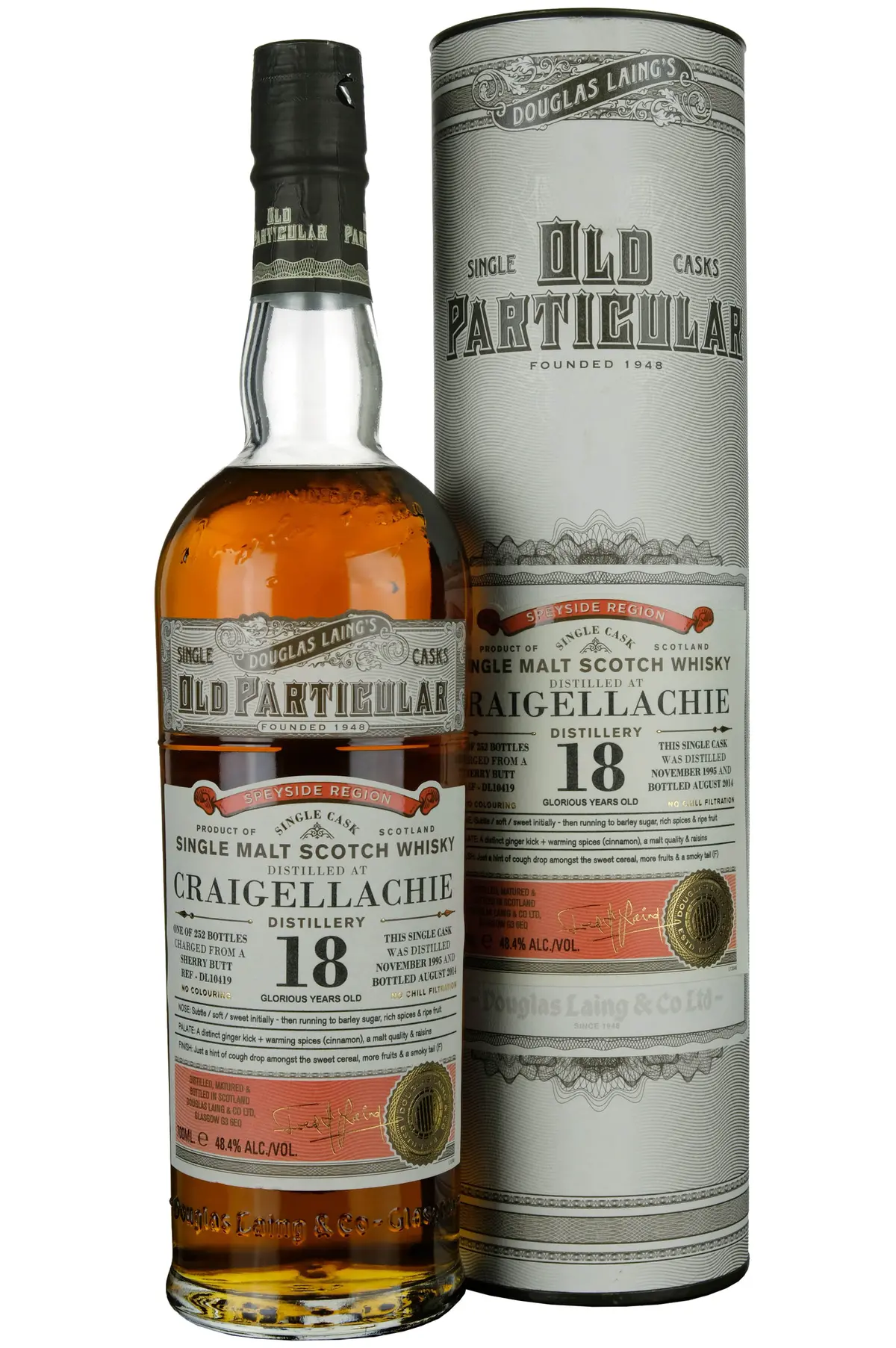 Craigellachie 1995-2014 | 18 Year Old Douglas Laing Old Particular Single Cask Dl10419 1