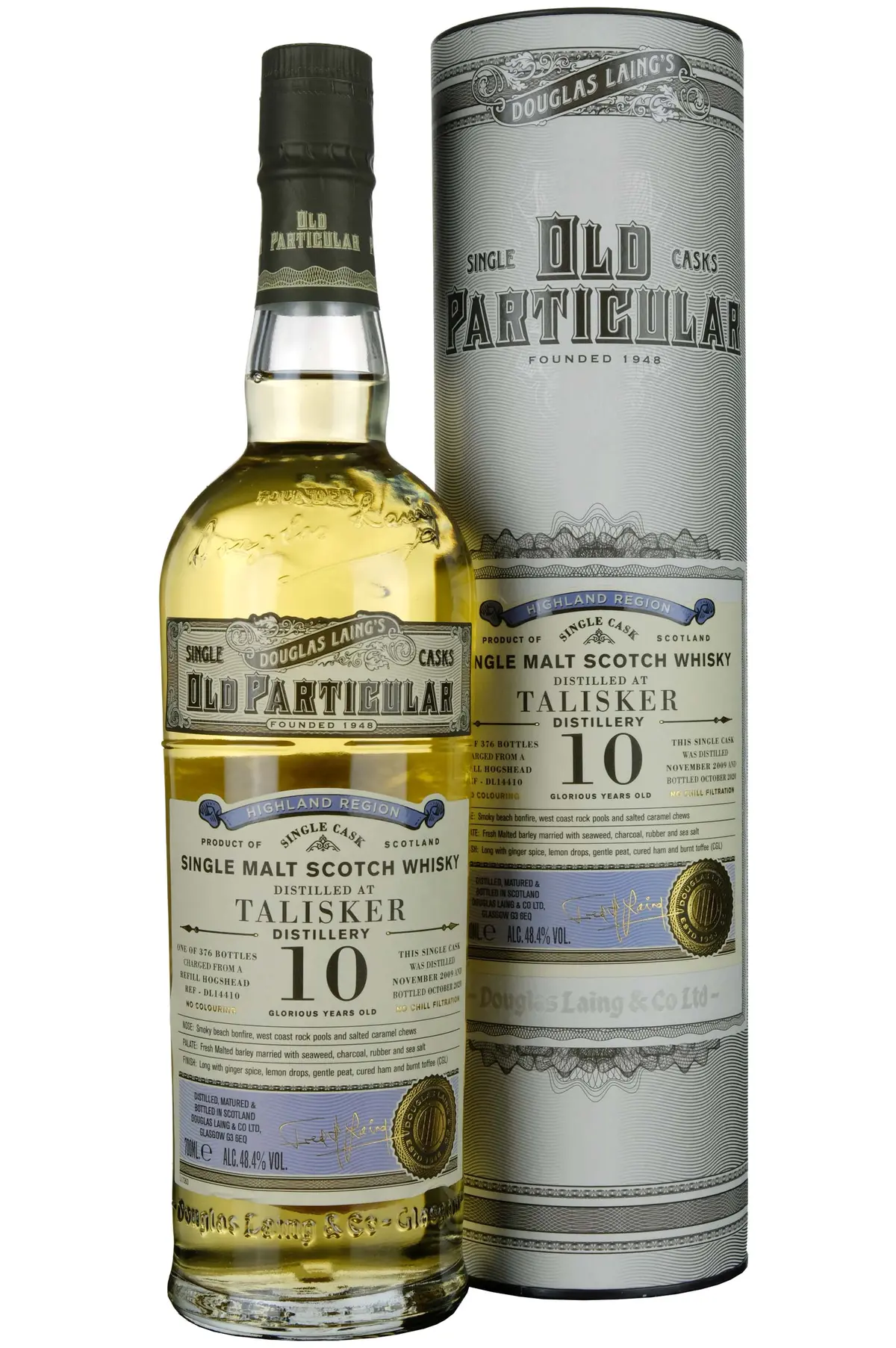 Talisker 2009-2020 | 10 Year Old Douglas Laing Old Particular Single Cask Dl14410 1