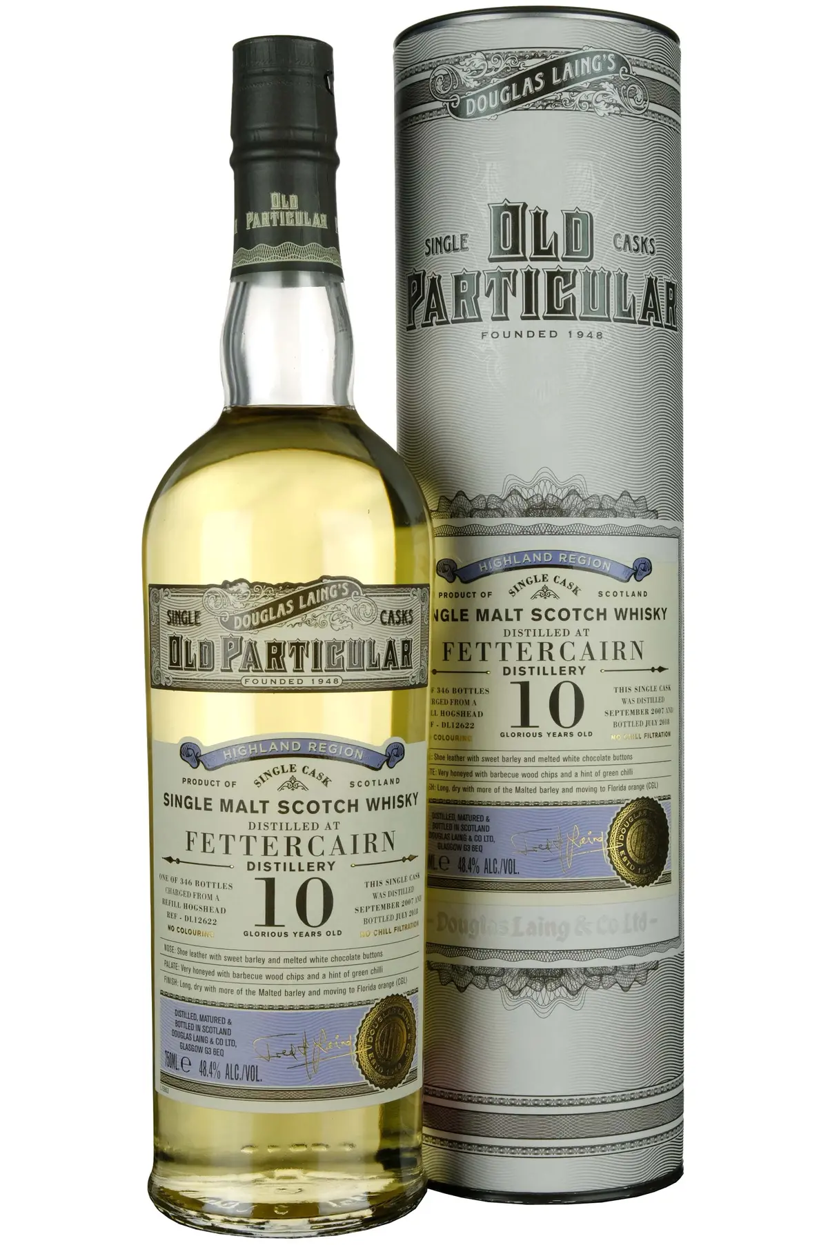 Fettercairn 2007-2018 | 10 Year Old Douglas Laing Old Particular Single Cask Dl12622 1
