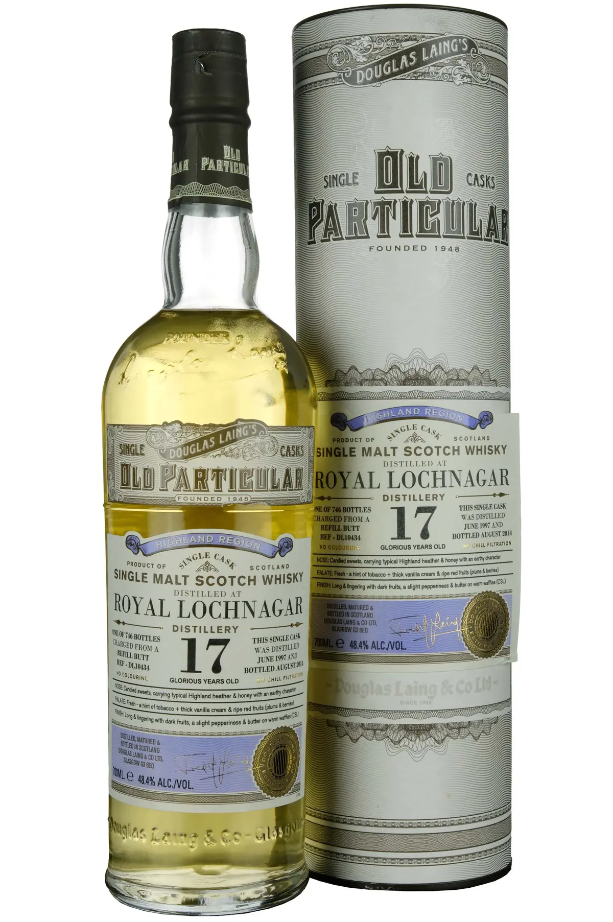 Royal Lochnagar 1997-2014 | 17 Year Old Douglas Laing Old Particular Single Cask Dl10434 1