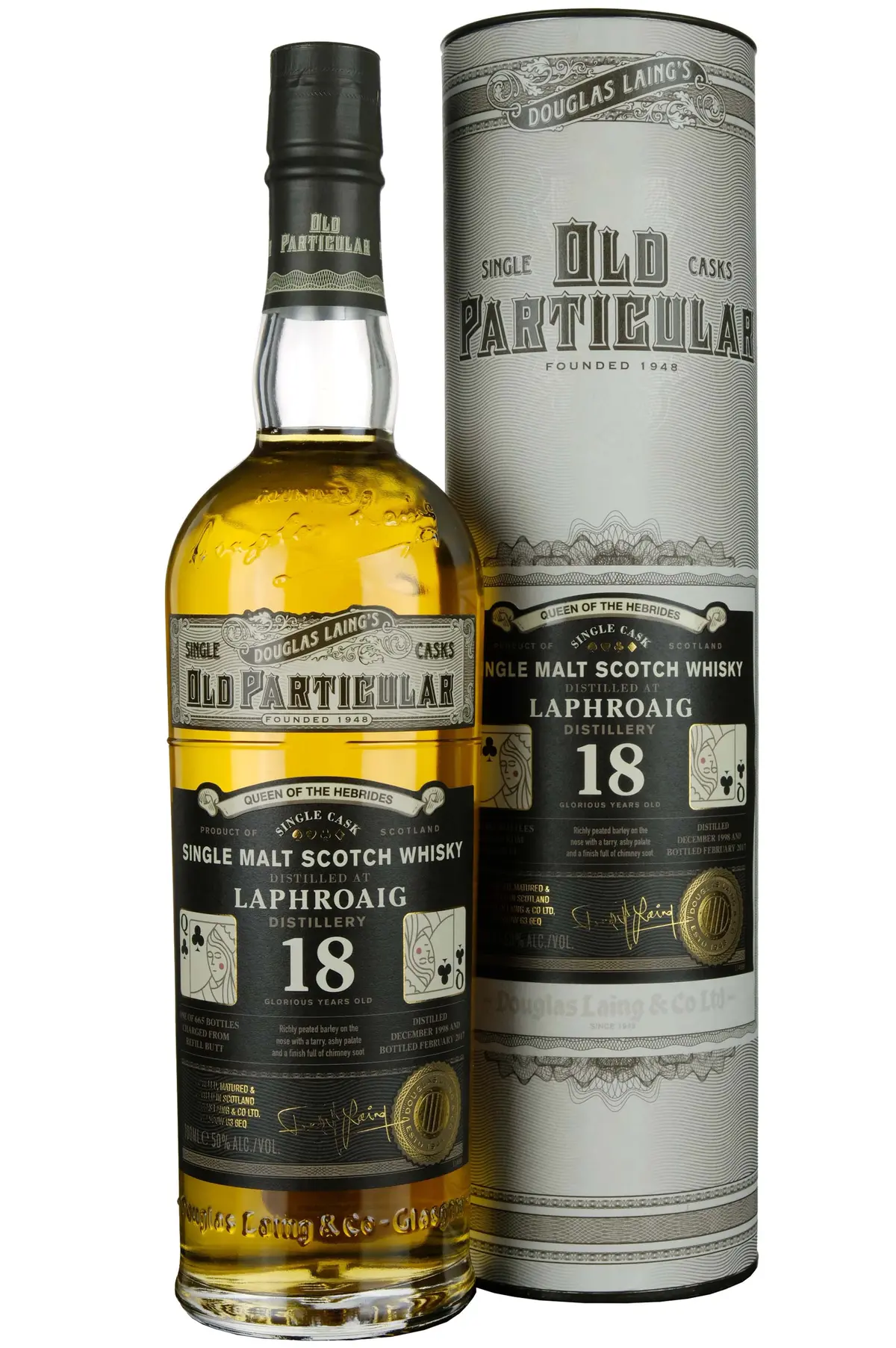 Laphroaig 1998-2017 | 18 Year Old Douglas Laing Old Particular Single Cask Queen Of The Hebrides 1