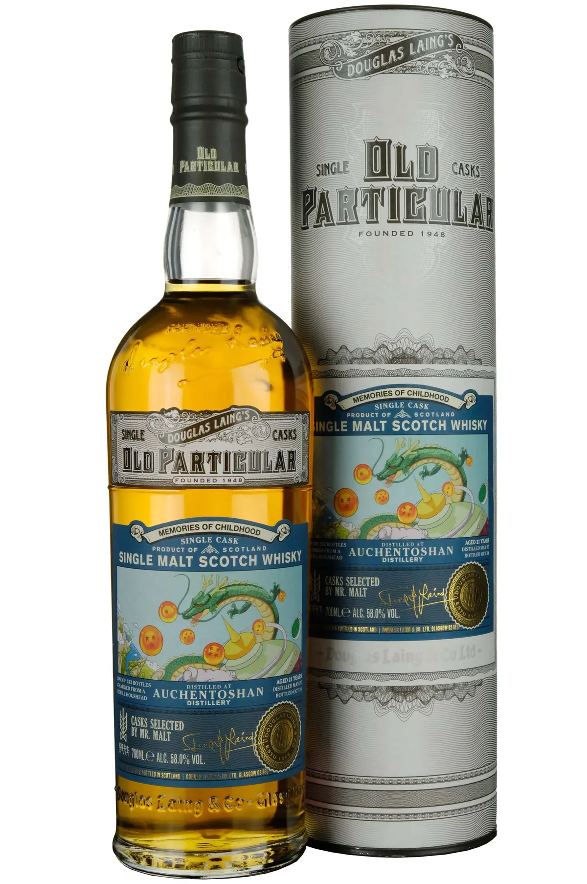 Auchentoshan 1997-2018 | 21 Year Old Douglas Laing Old Particular Single Cask Memories Of Childhood 1