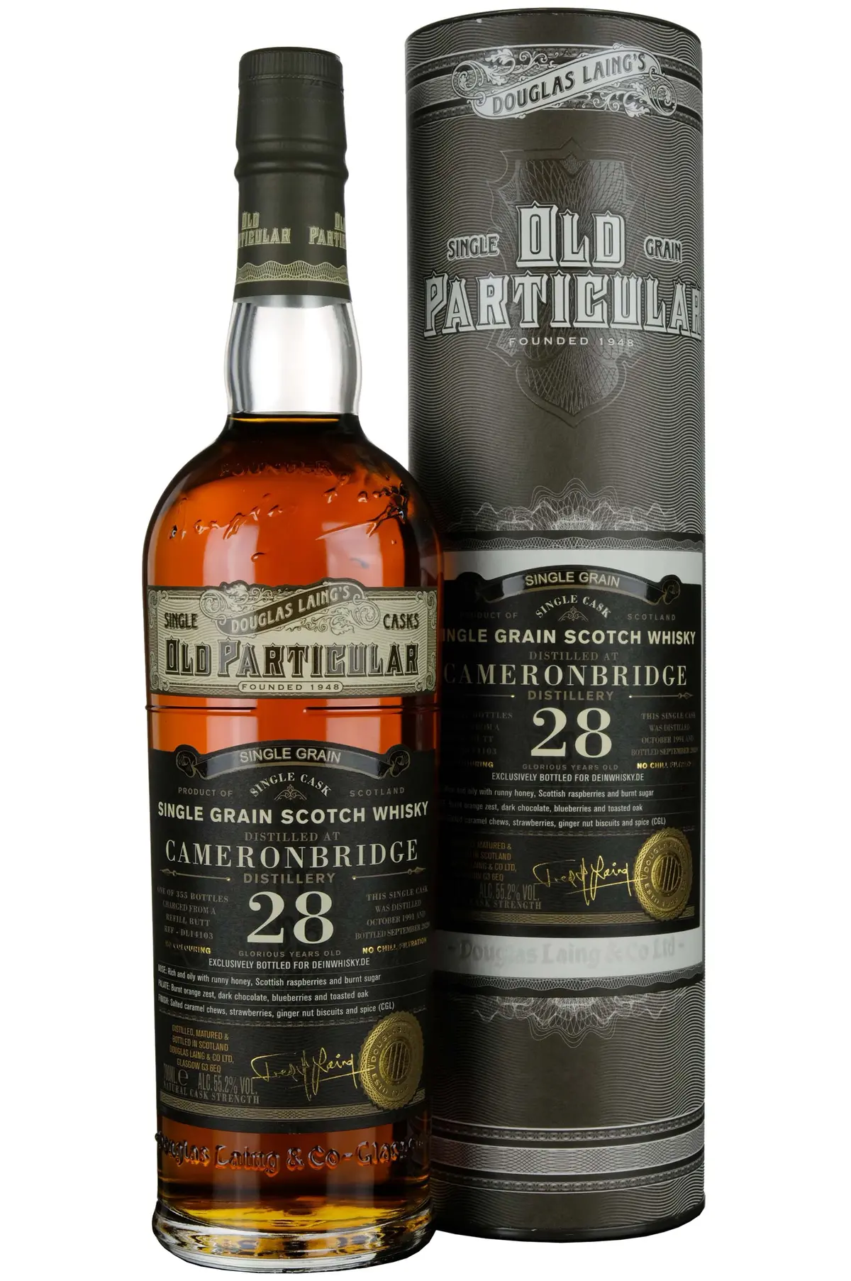 Cameronbridge 1991-2020 | 28 Year Old Douglas Laing Old Particular Single Cask Dl14103 1