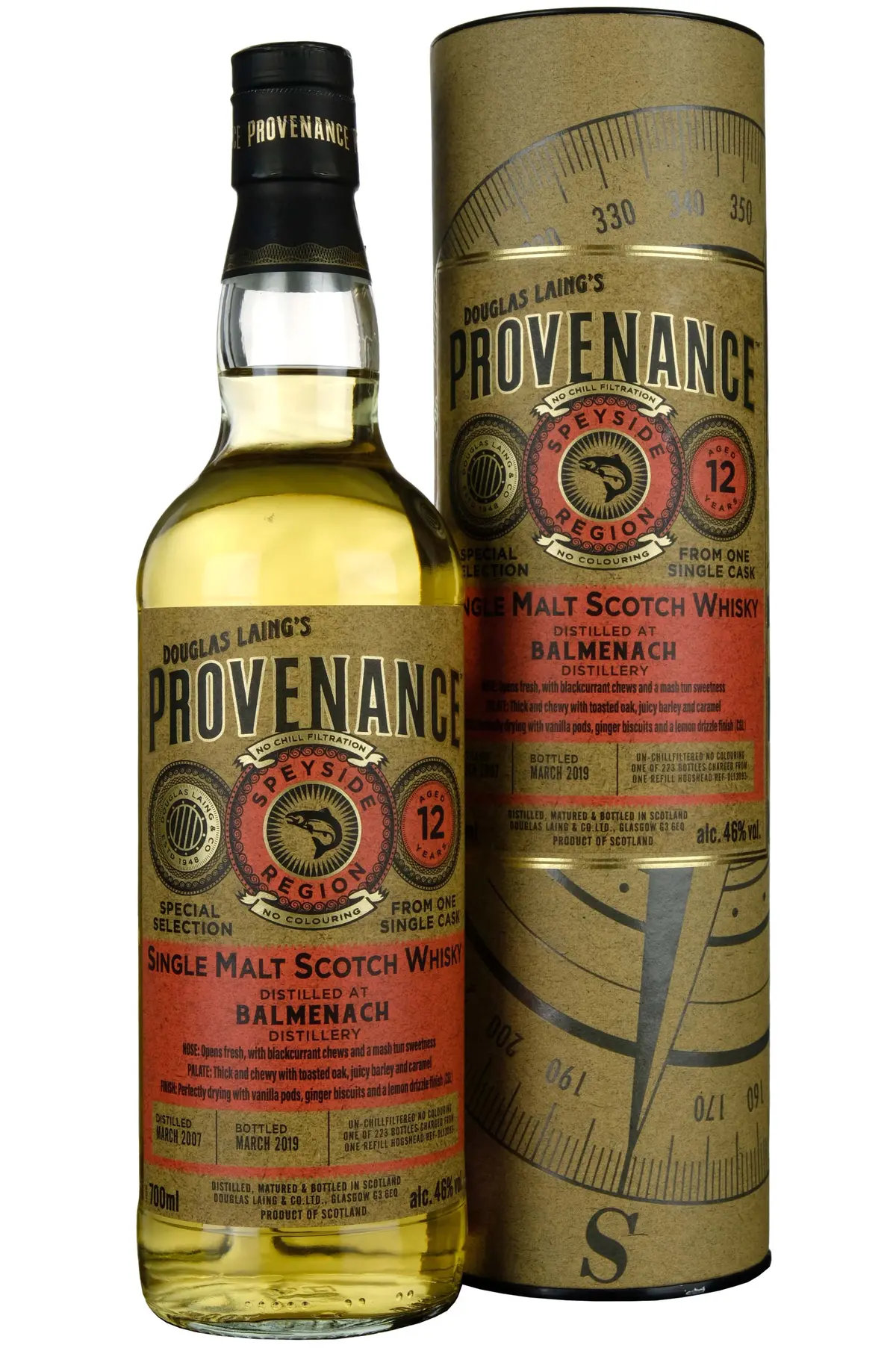 Balmenach 2007-2019 | 12 Year Old Douglas Laing Provenance Single Cask Dl13093 1