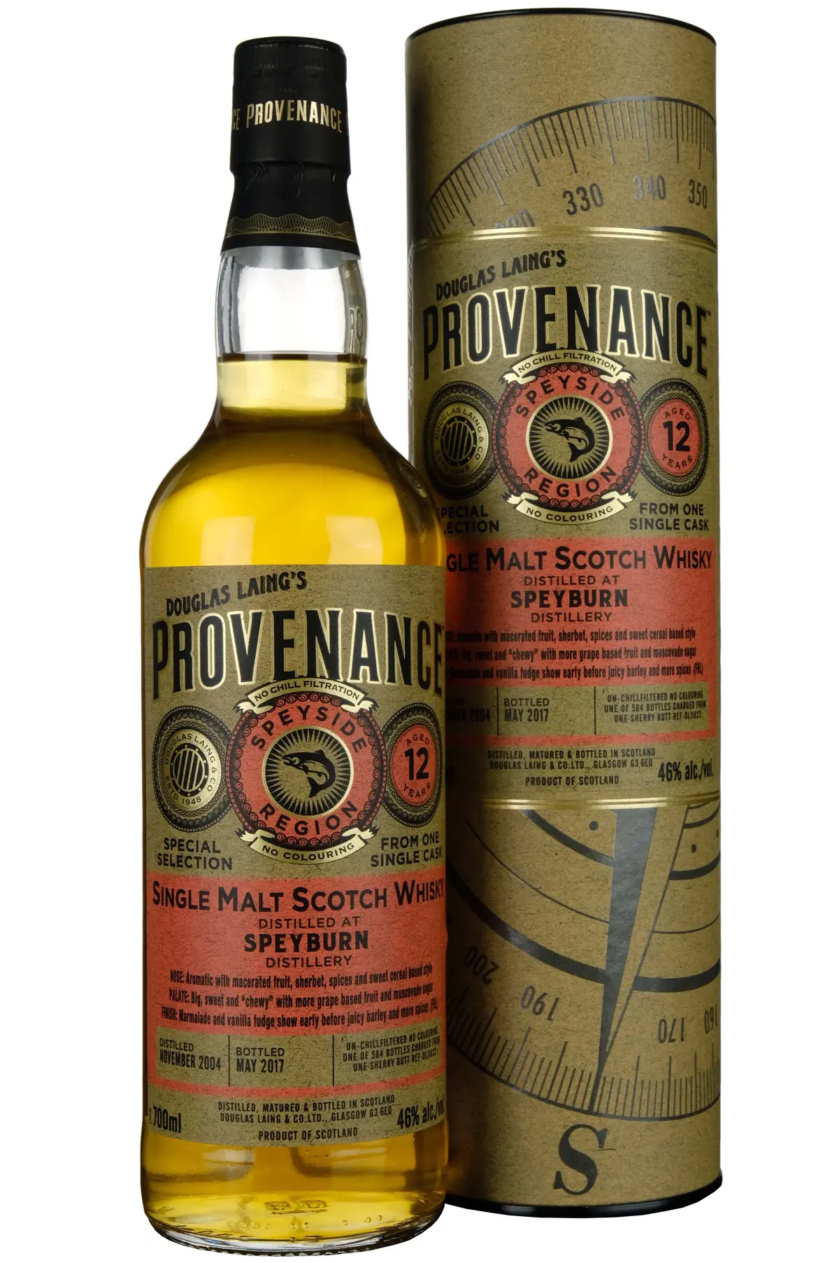 Speyburn 2004-2017 | 12 Year Old Douglas Laing Provenance Single Cask Dl11822 1