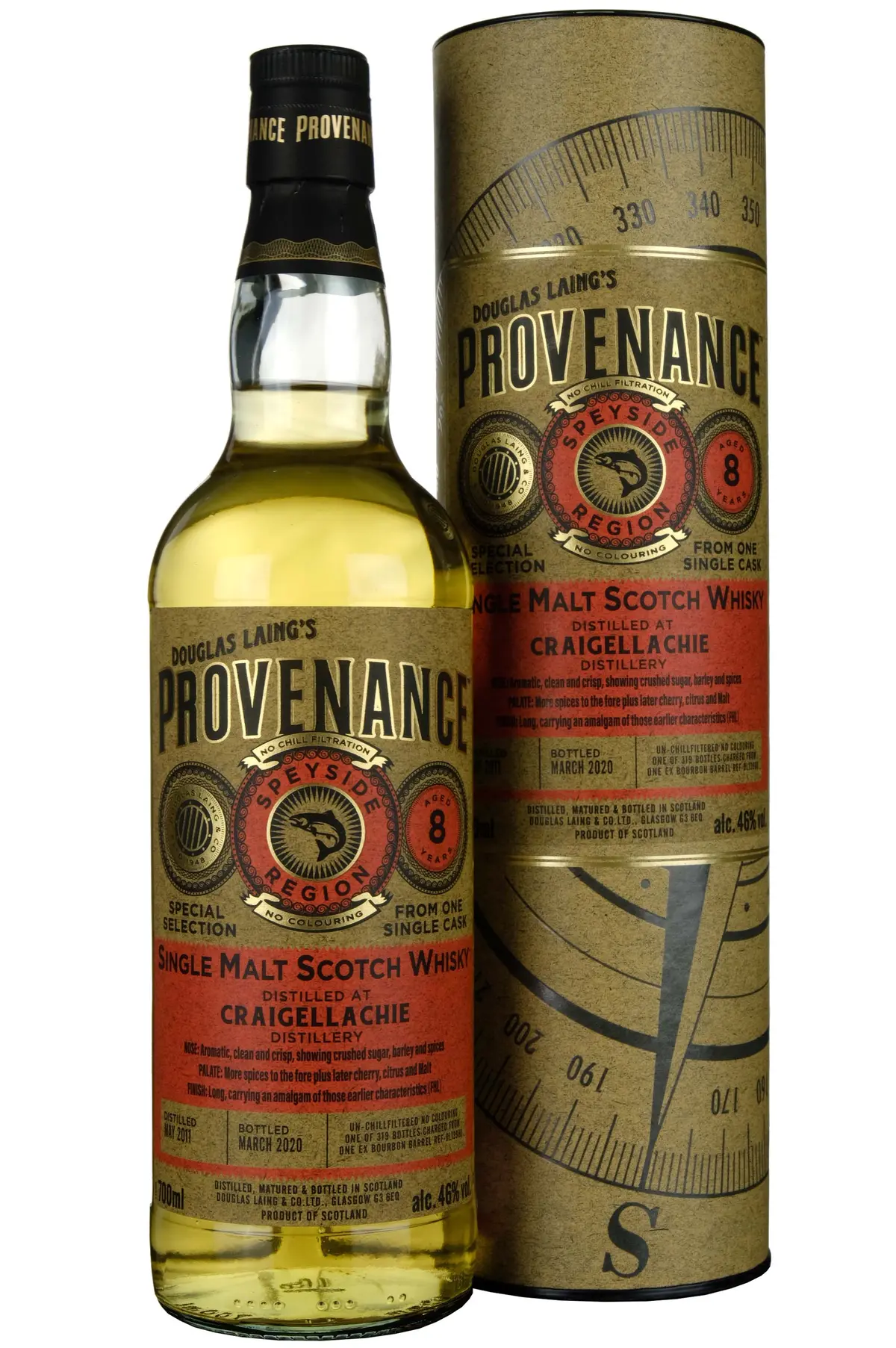 Craigellachie 2011-2020 | 8 Year Old Douglas Laing Provenance Single Cask Dl13983 1