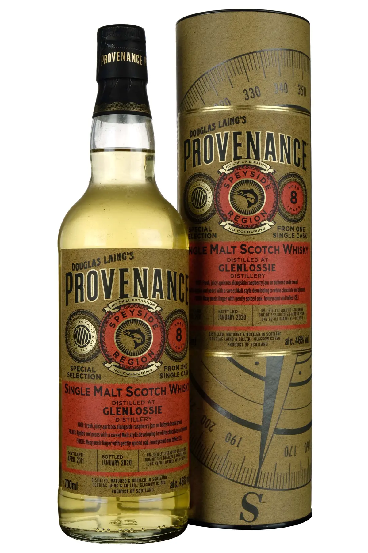 Glenlossie 2011-2020 | 8 Year Old Douglas Laing Provenance Single Cask Dl13790 1