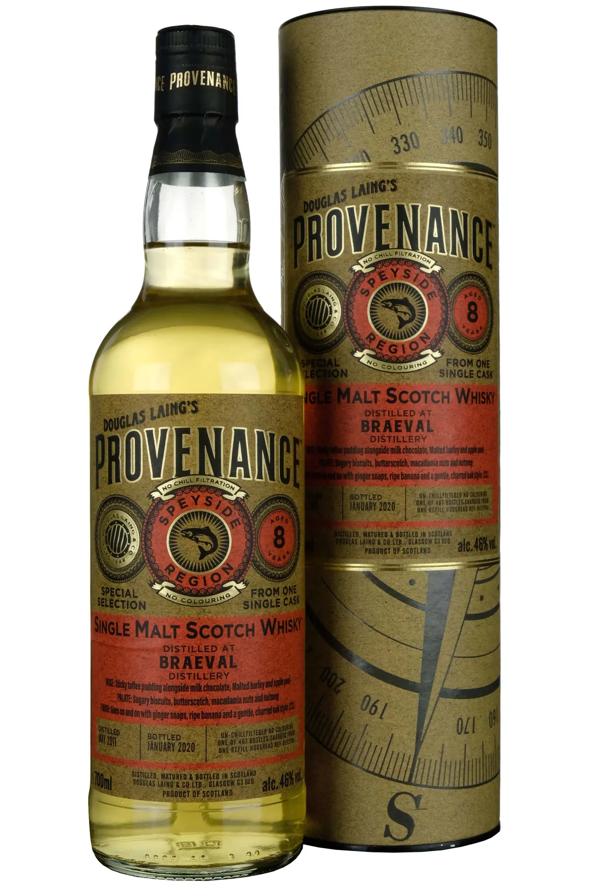 Braeval 2011-2020 | 8 Year Old Douglas Laing Provenance Single Cask Dl13788 1