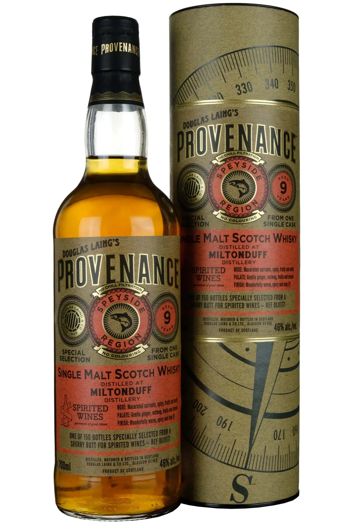 Miltonduff 2007 | 9 Year Old Douglas Laing Provenance Single Cask Dl11177 1