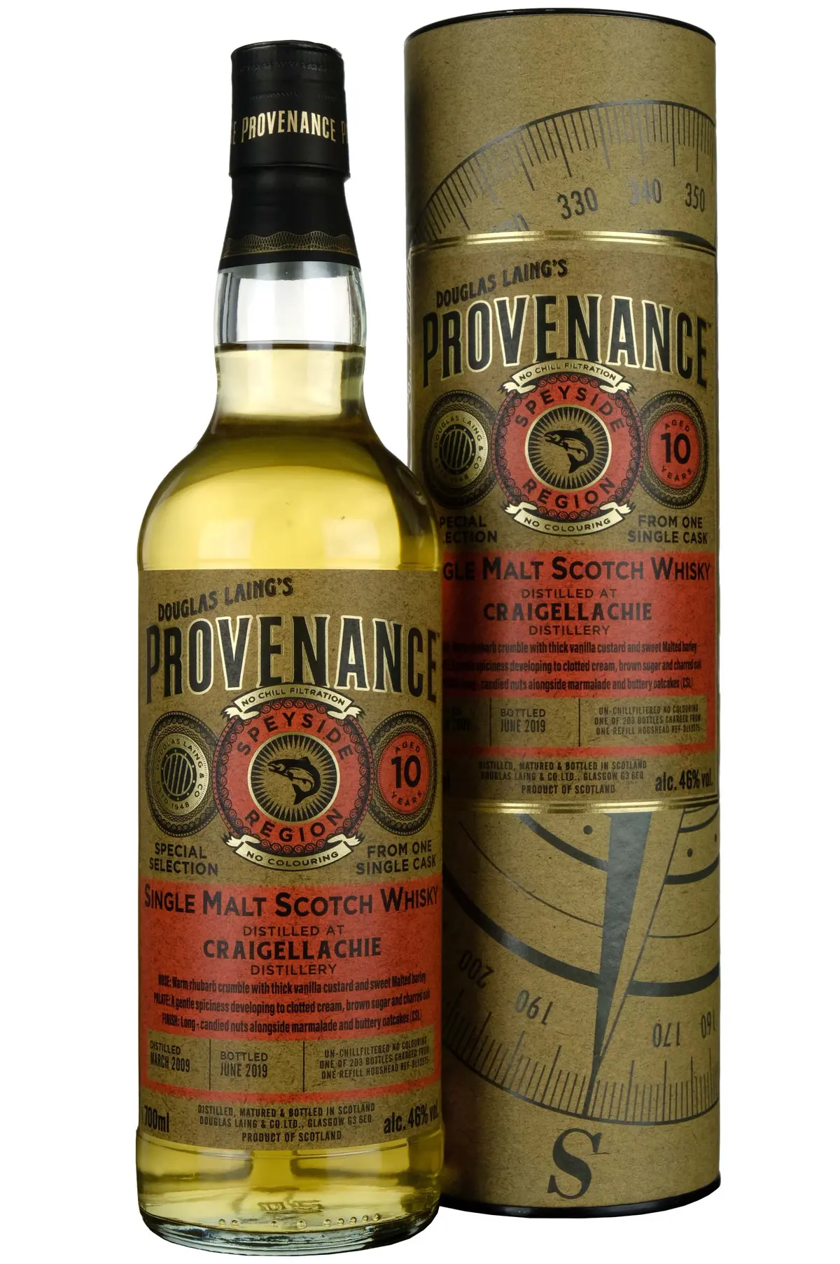 Craigellachie 2009-2019 | 10 Year Old Douglas Laing Provenance Single Cask Dl13375 1