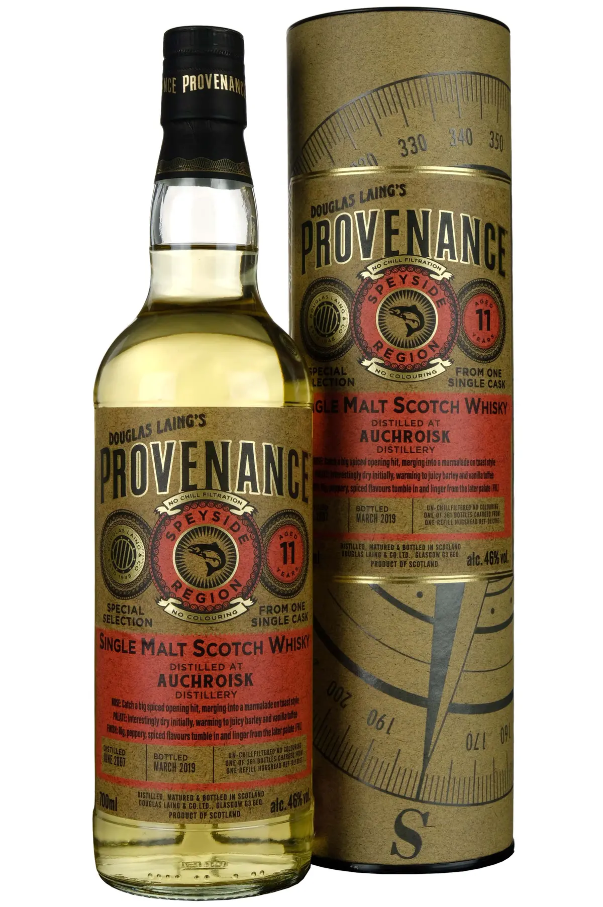 Auchroisk 2007-2019 | 11 Year Old Douglas Laing Provenance Single Cask Dl13167 1