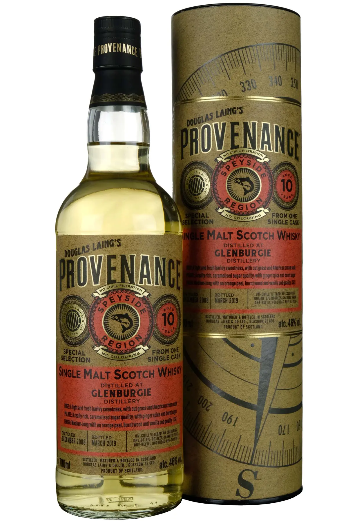 Glenburgie 2008-2019 | 10 Year Old Douglas Laing Provenance Single Cask Dl13136 1