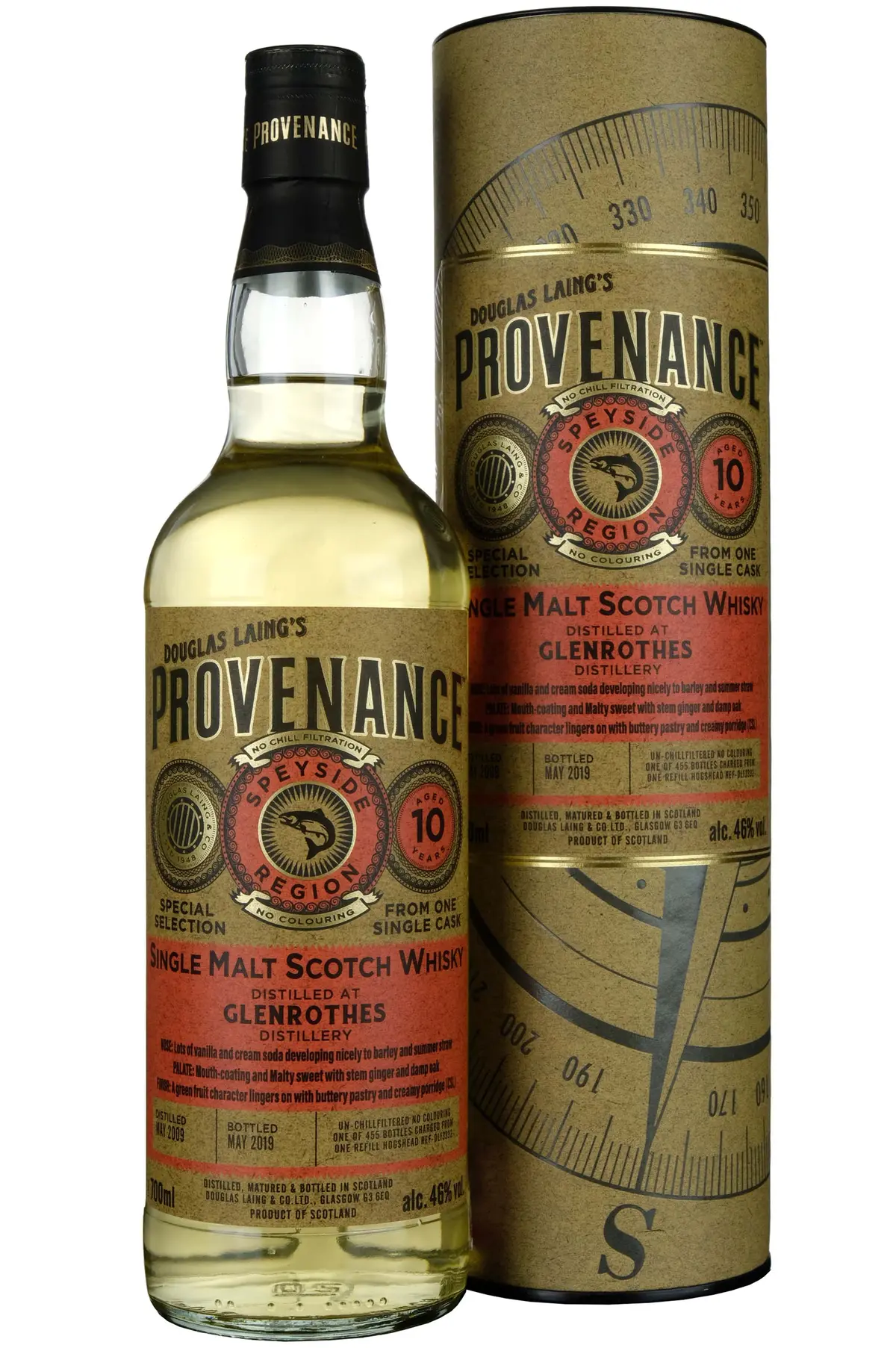 Glenrothes 2009-2019 | 10 Year Old Douglas Laing Provenance Single Cask Dl13332 1