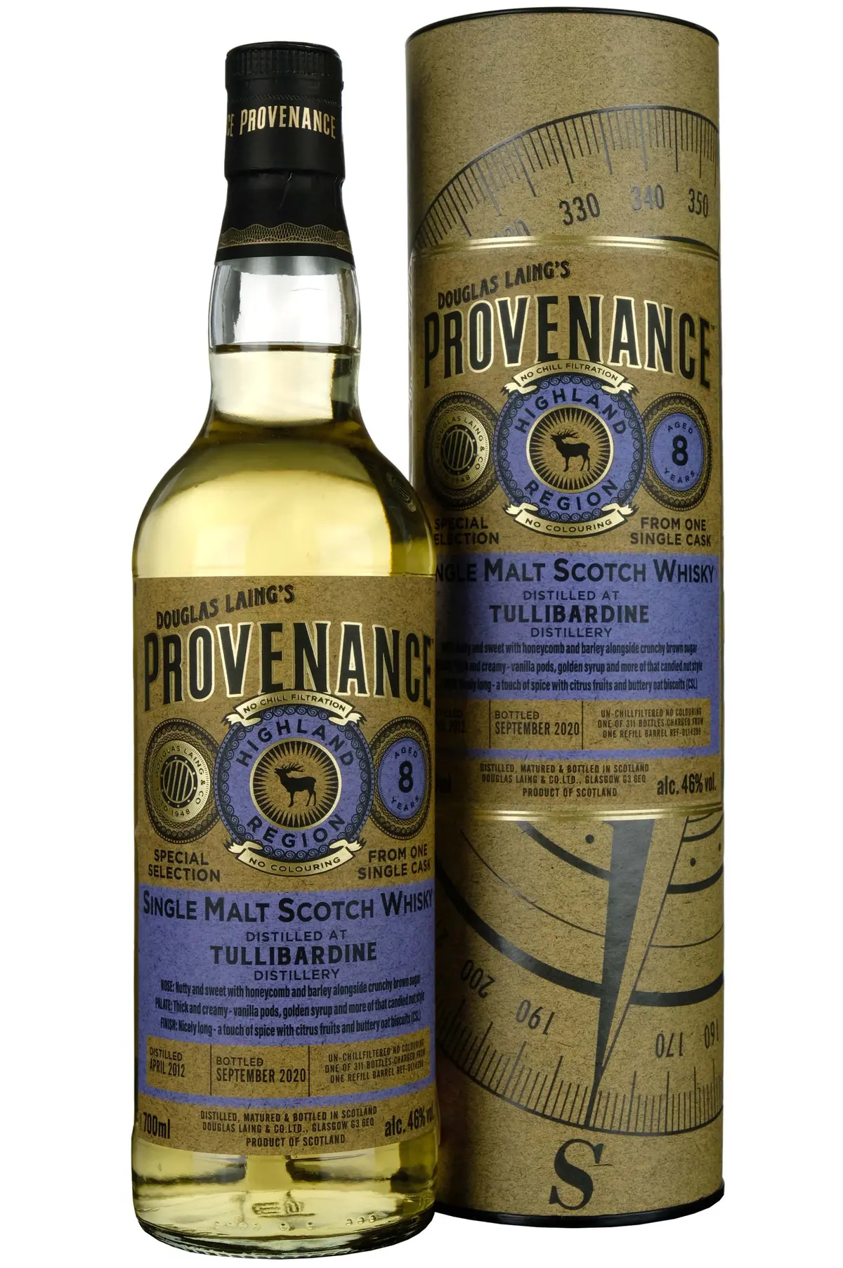 Tullibardine 2012-2020 | 8 Year Old Douglas Laing Provenance Single Cask Dl14398 1