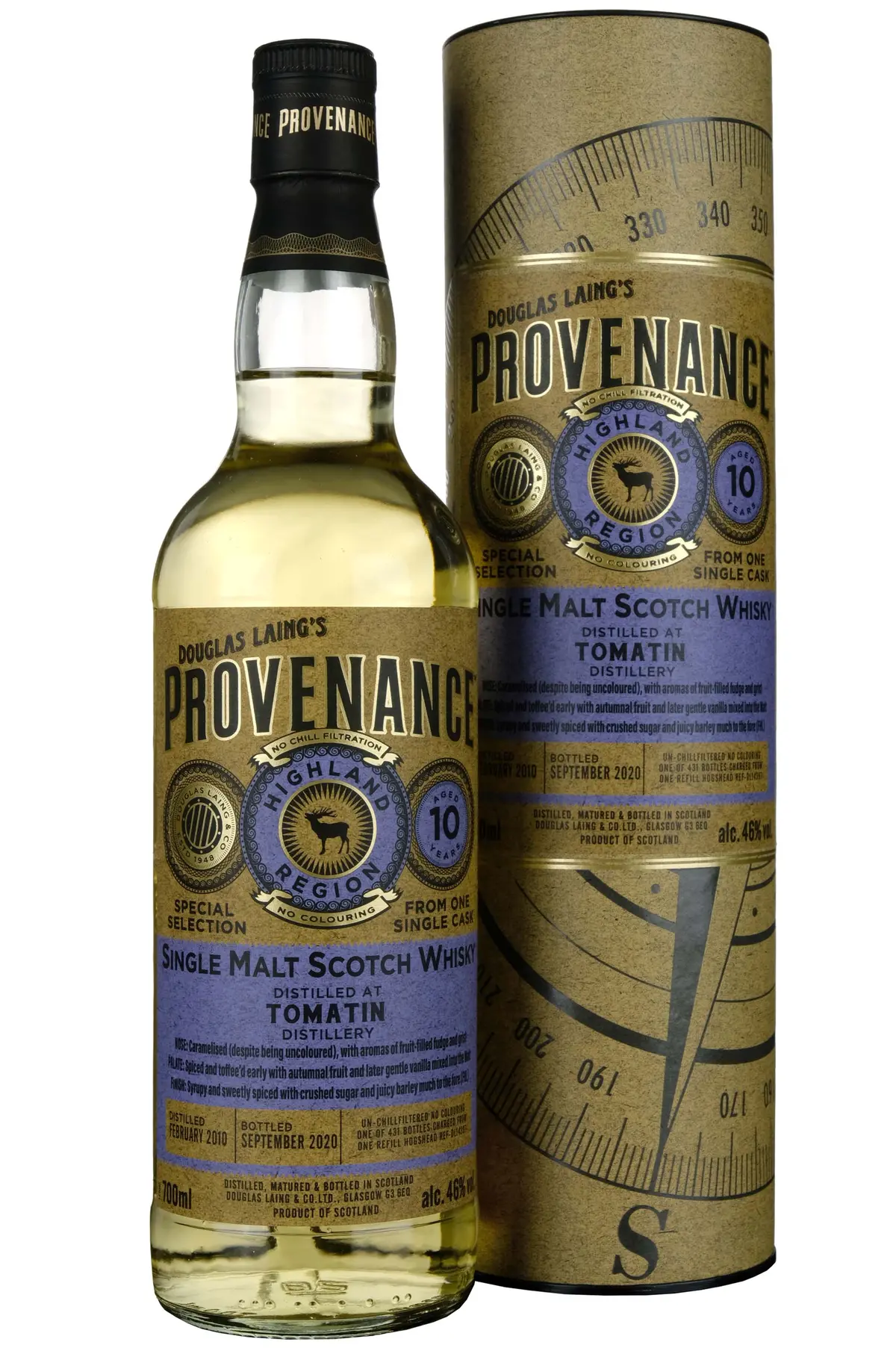 Tomatin 2010-2020 | 10 Year Old Douglas Laing Provenance Single Cask Dl14397 1