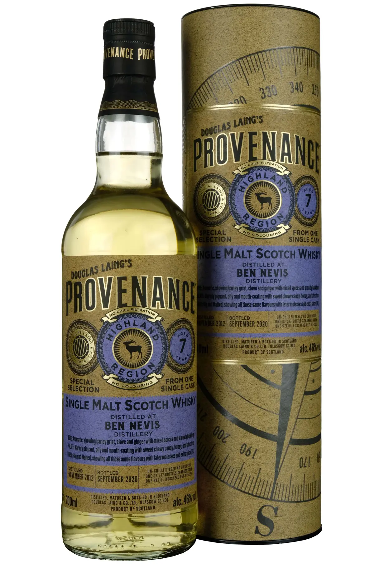 Ben Nevis 2012-2020 | 7 Year Old Douglas Laing Provenance Single Cask Dl14395 1